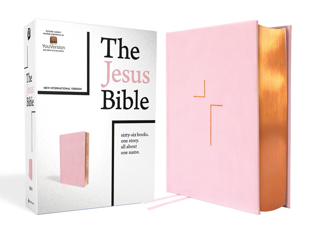 The Jesus Bible, NIV Edition, Imitation Leather, Pink Religion & Esotericism