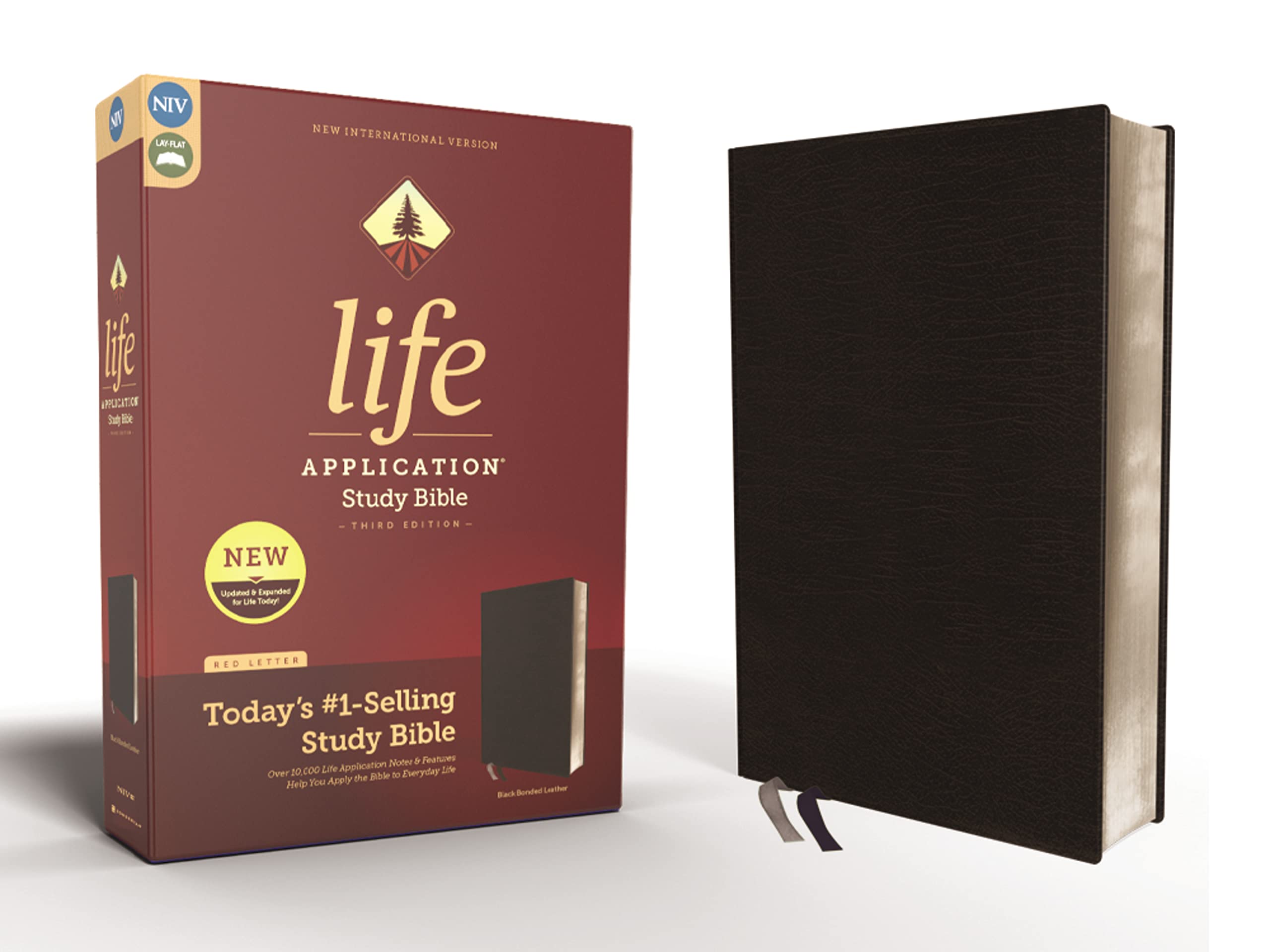NIV, Life Application Study Bible, Third Edition, Bonded Leather, Black, Red Letter: New International Version, Black Bonded Leather, Red Letter Film, Art & Culture