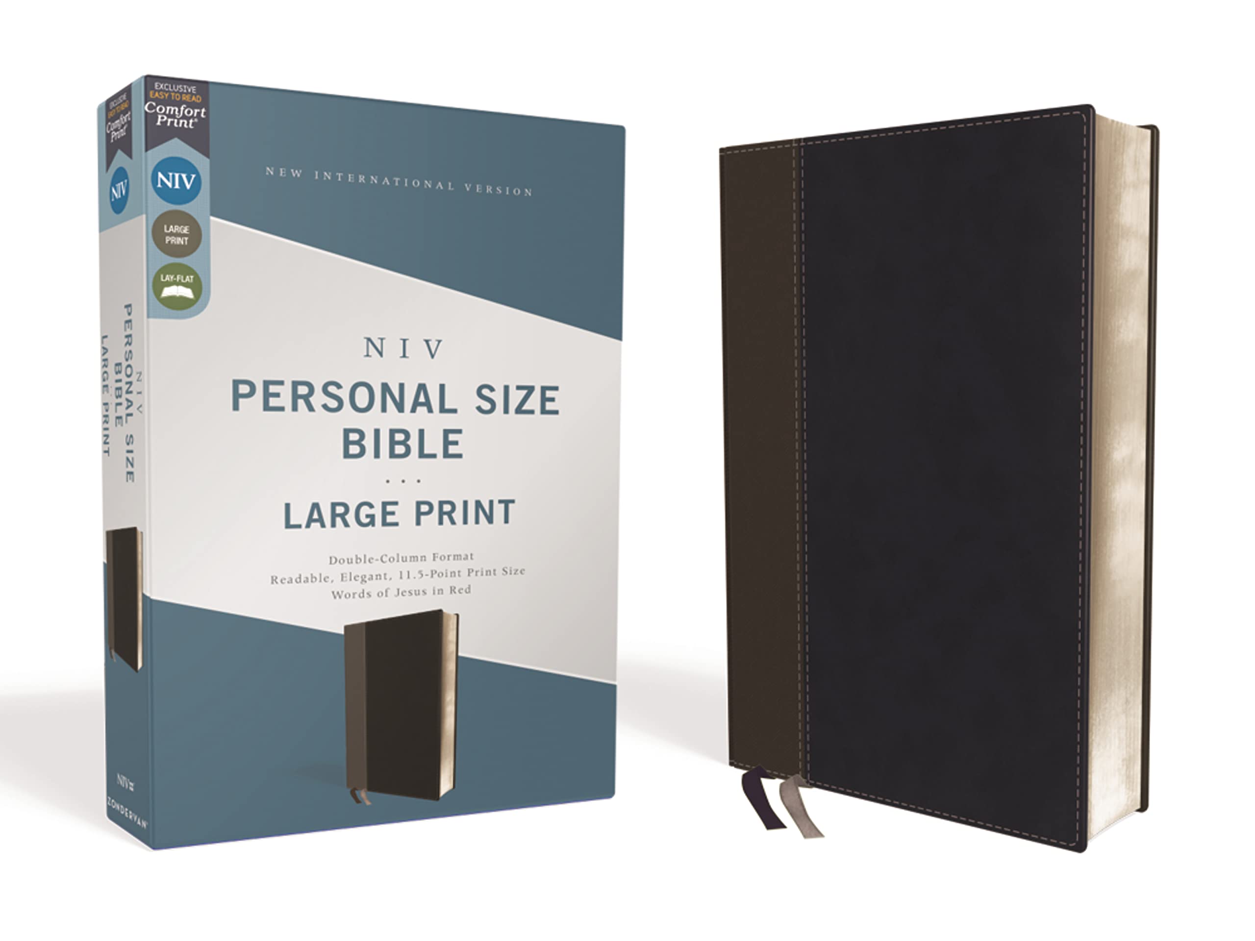 NIV, Personal Size Bible, Large Print, Leathersoft, Black, Red Letter, Comfort Print: New International Version, Black Leathersoft, Personal Size, Comfort Print: Red Letter Edition Film, Art & Culture