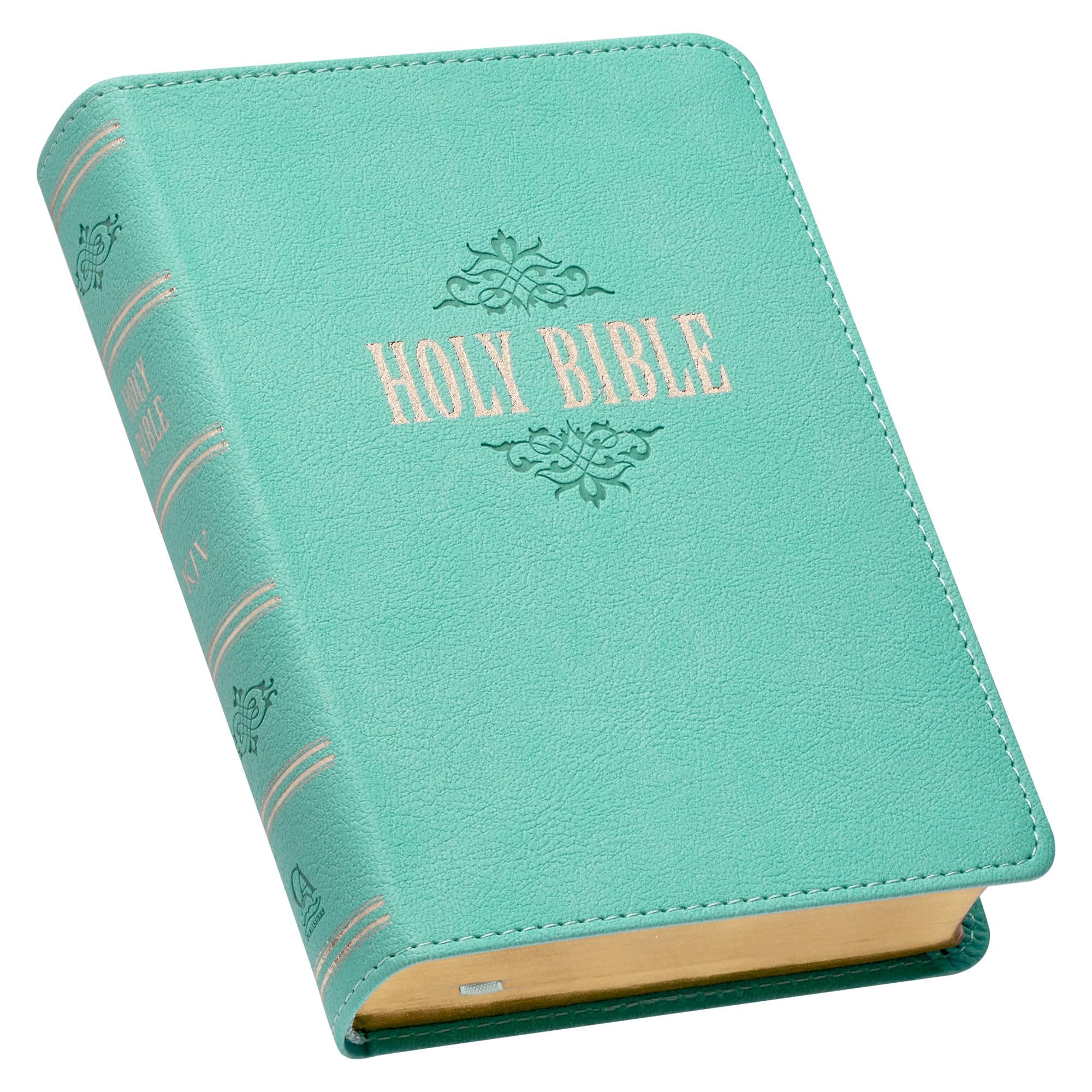 KJV Compact Large Print Lux-Leather Teal book