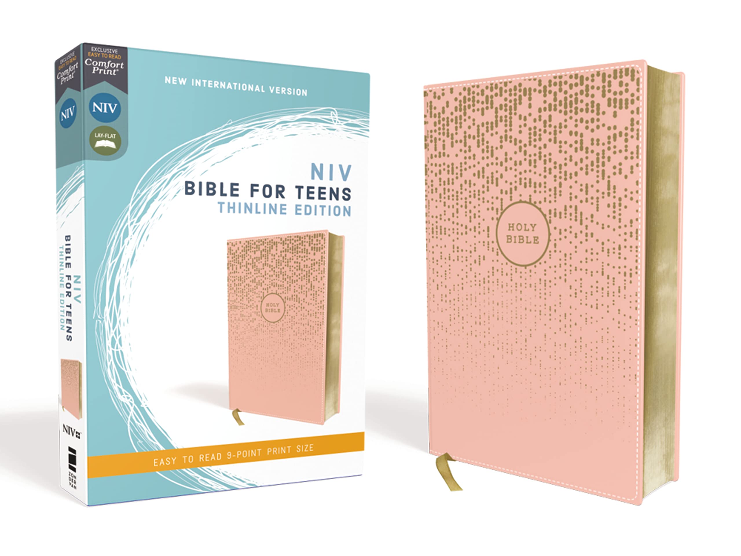NIV, Bible for Teens, Thinline Edition, Leathersoft, Pink, Red Letter, Comfort Print Film, Art & Culture