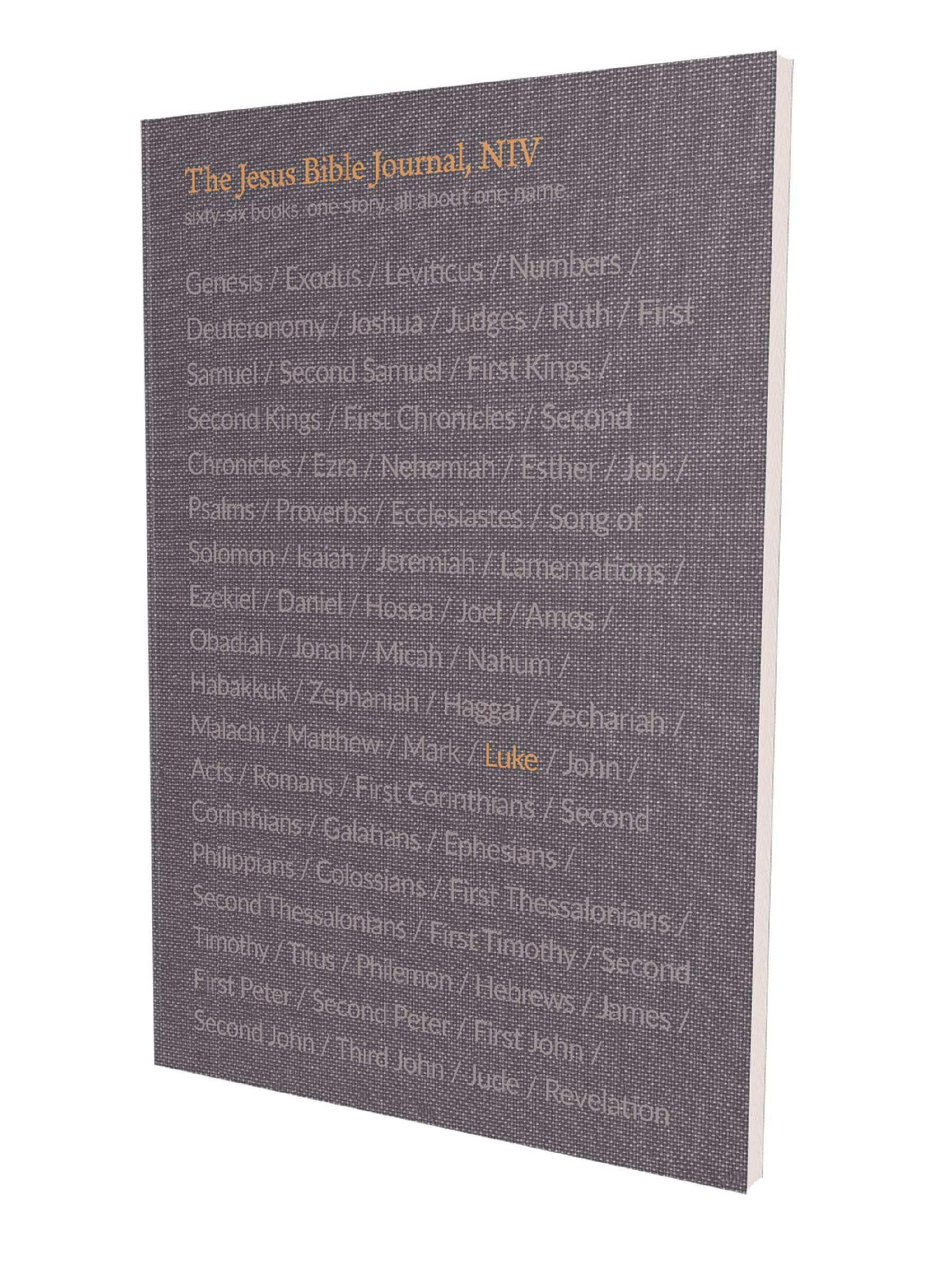 The Jesus Bible Journal, Luke, NIV, Paperback, Comfort Print: The Jesus Bible Journal, Luke, New International Version, Comfort Print Self-help