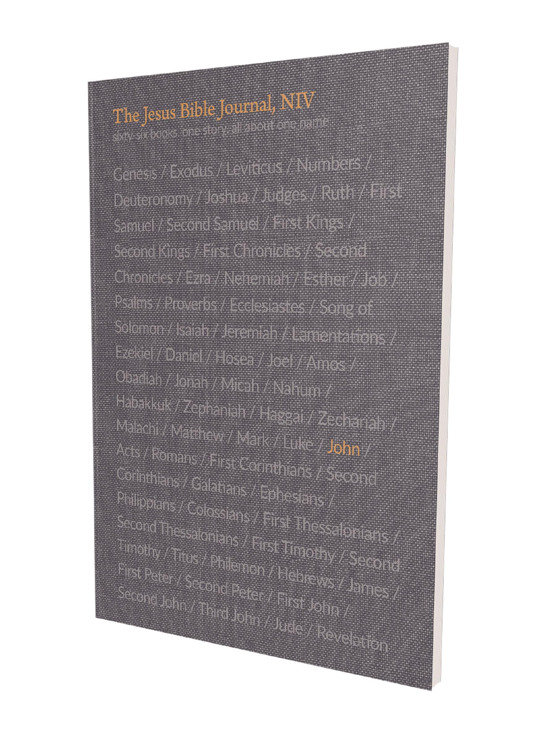 The Jesus Bible Journal, John, NIV, Paperback, Comfort Print Self-help