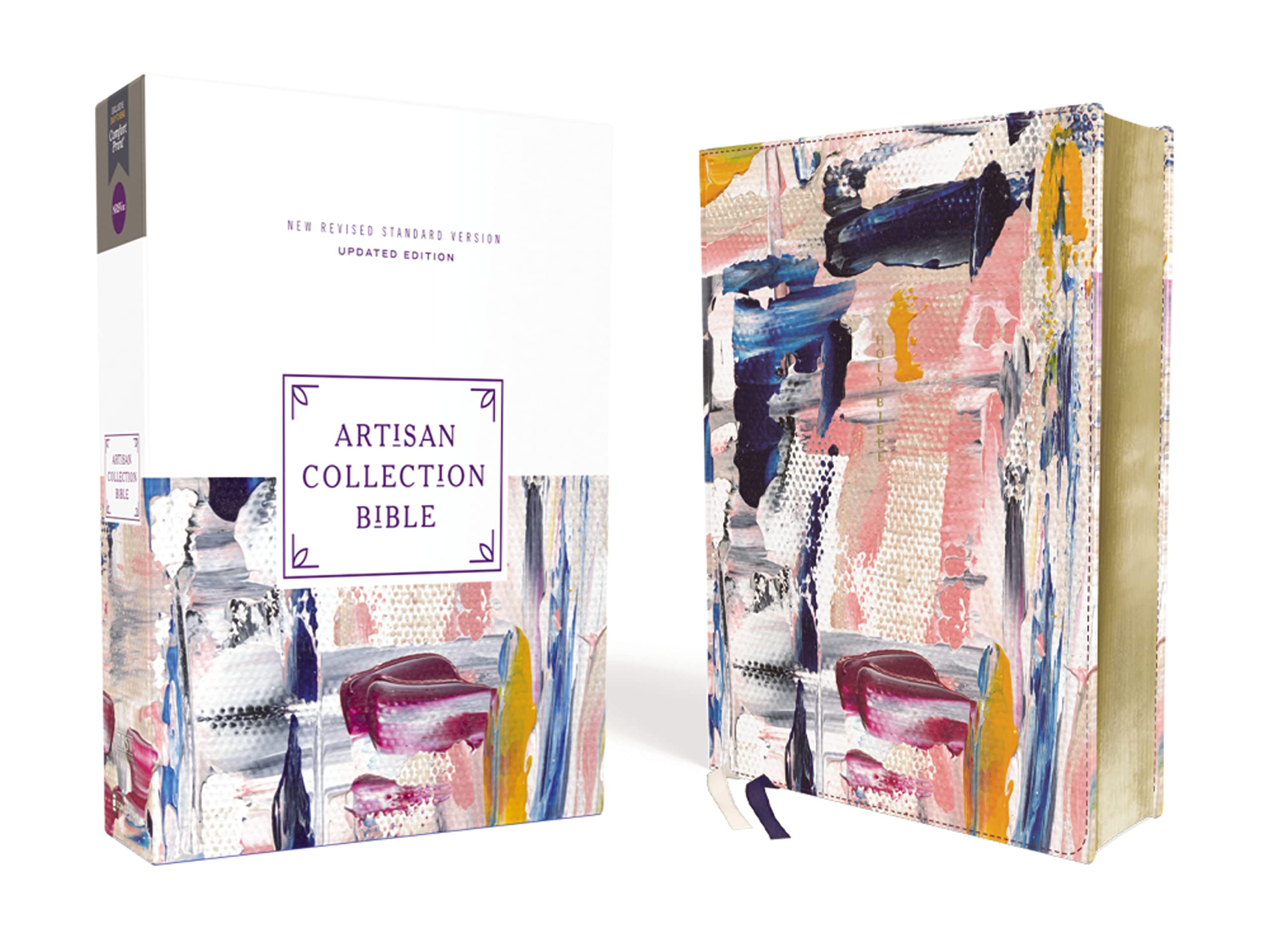NRSVue, Artisan Collection Bible, Leathersoft, Multi-color/Blue, Comfort Print: New Revised Standard Version, Multi-color/blue, Leathersoft, Comfort Print, Artisan Collection Bible Social Sciences