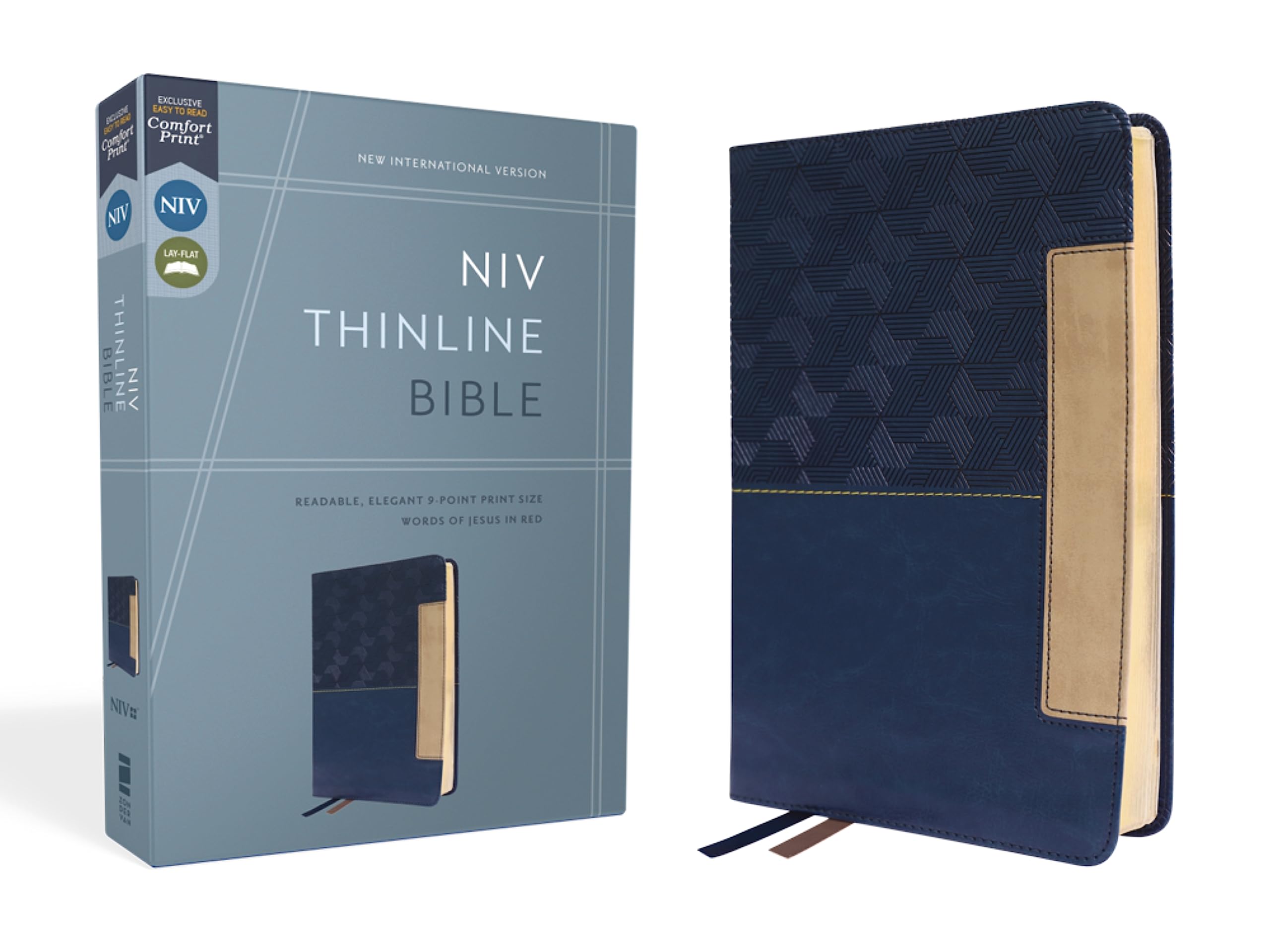 NIV, Thinline Bible, Leathersoft, Blue, Red Letter, Comfort Print: New International Version, Blue, Leathersoft, Red Letter, Thinline Bible, Comfort Print Religion & Esotericism