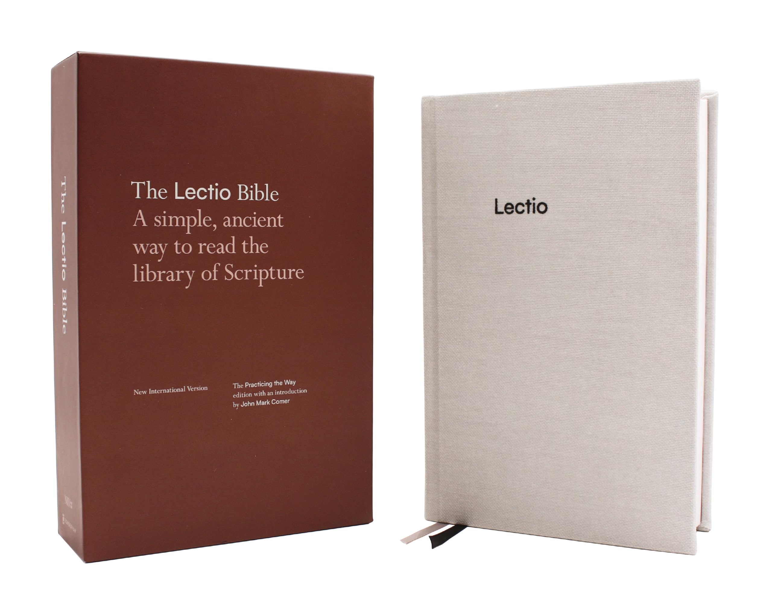NIV Lectio Bible: A simple, ancient way to read the library of Scripture, Cloth over Board: The Practicing the Way edition with an introduction by John Mark Comer Religion & Esotericism