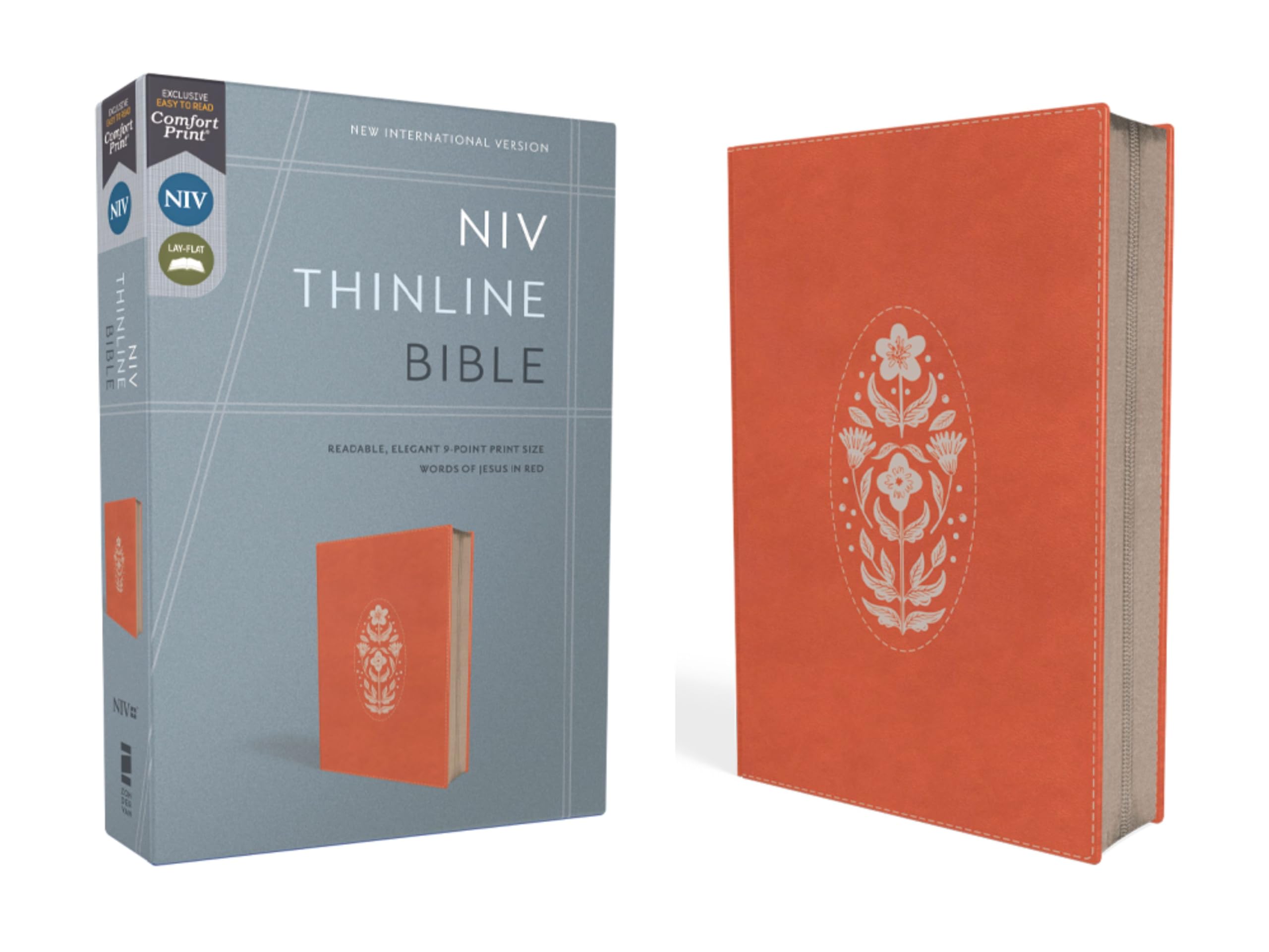 NIV, Thinline Bible, Leathersoft, Coral, Zippered, Red Letter, Comfort Print: New International Version, Coral, Leathersoft, Thinline, Zippered, Red Letter, Comfort Print Religion & Esotericism