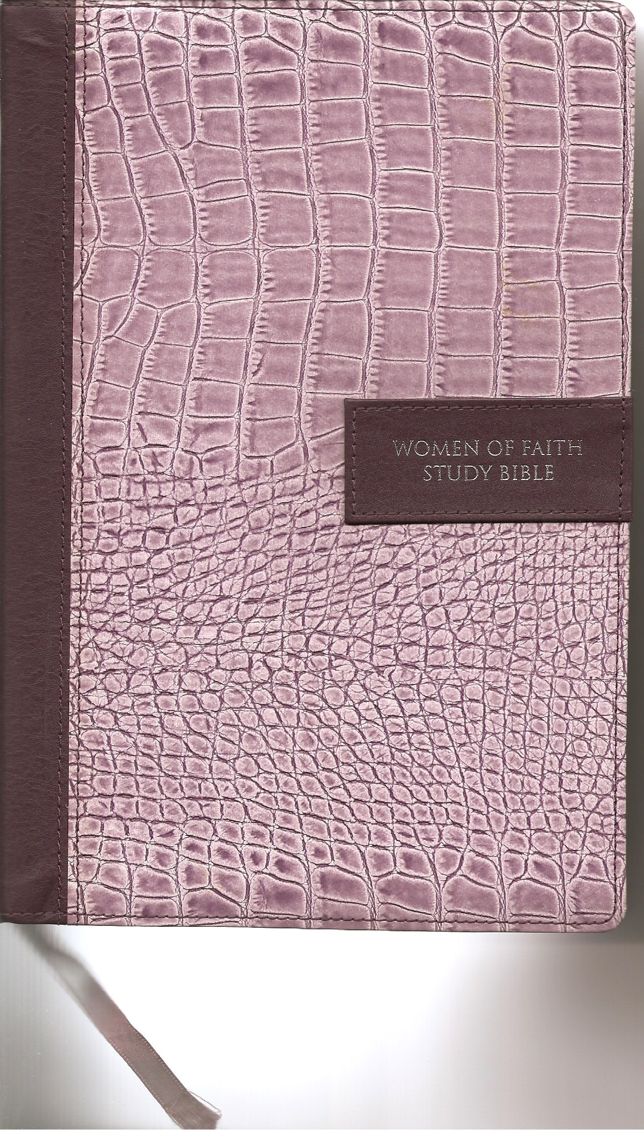 Women of Faith Study Bible Women Lavendar Alligator - GM Religion & Esotericism
