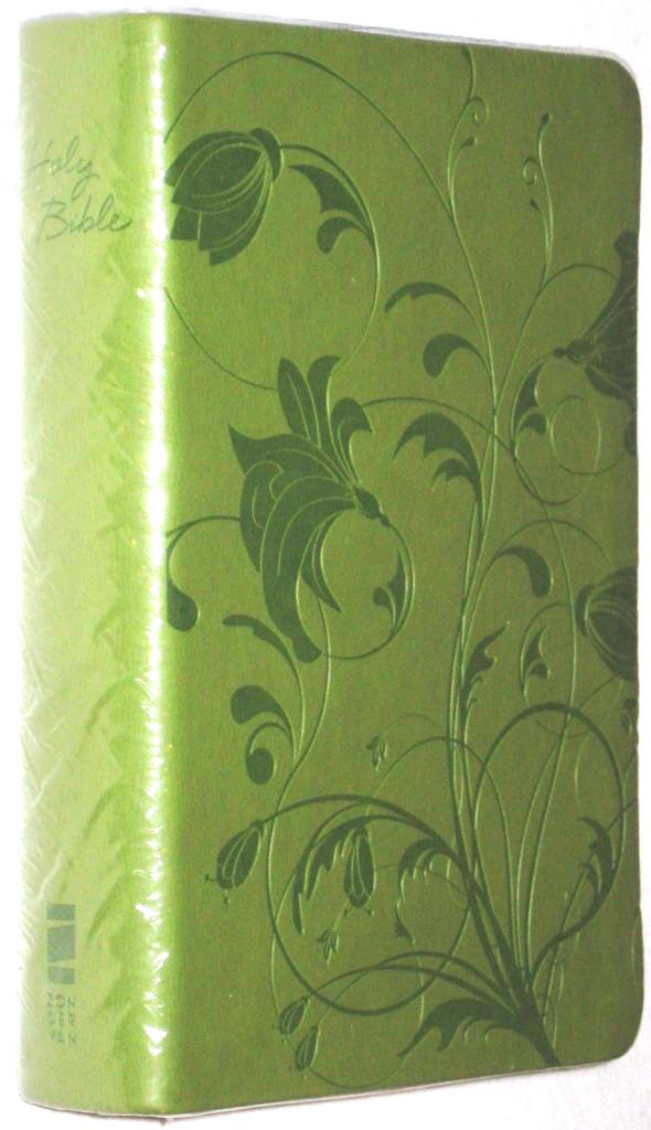 NIV Zondervan Compact Pocket Bible Kiwi Green Italian Duo Tone Books