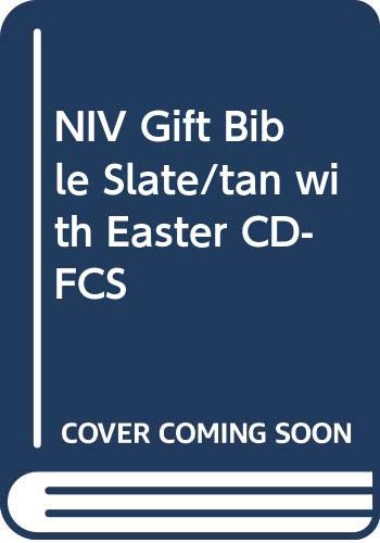 NIV Gift Bible Slate/tan with Easter CD- FCS Religion & Esotericism