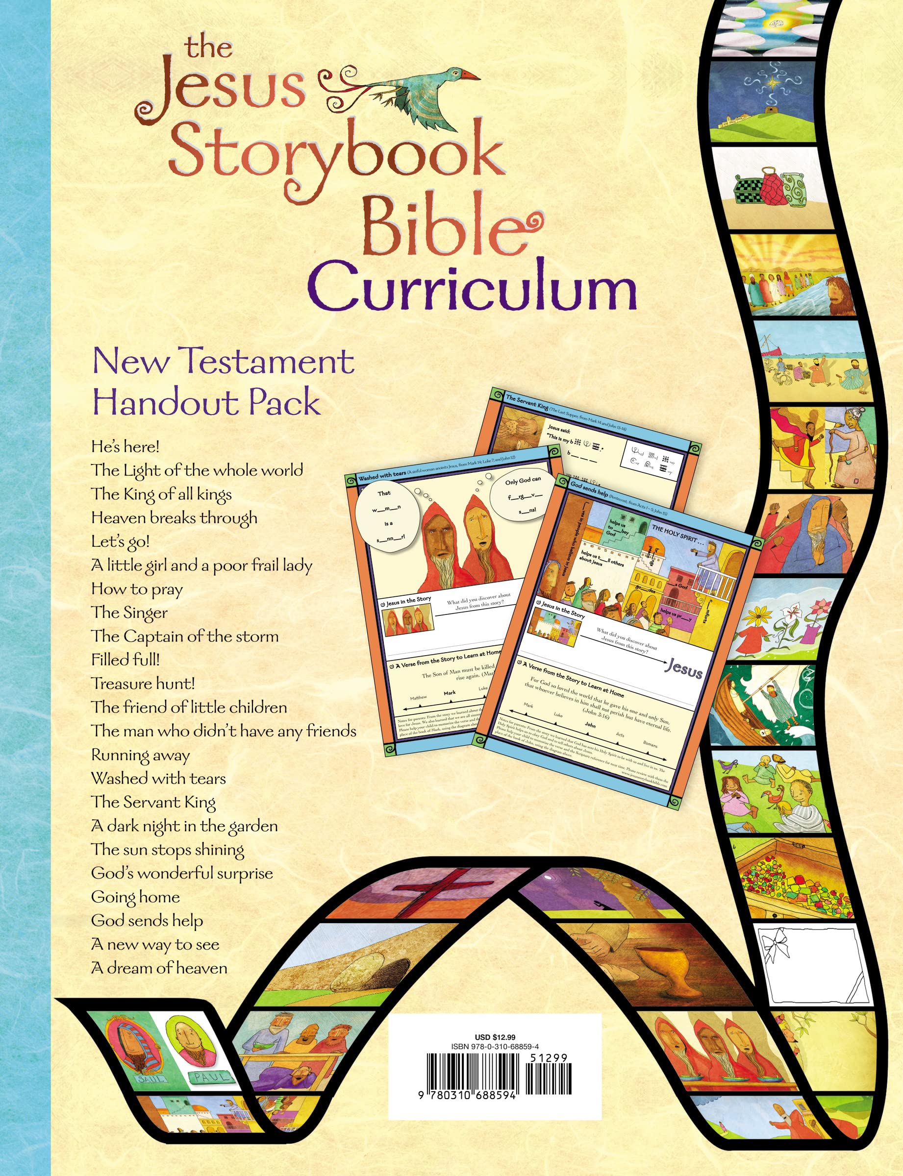 The Jesus Storybook Bible Curriculum Kit Handouts, New Testament: New Testament Handout Pack Study Guides