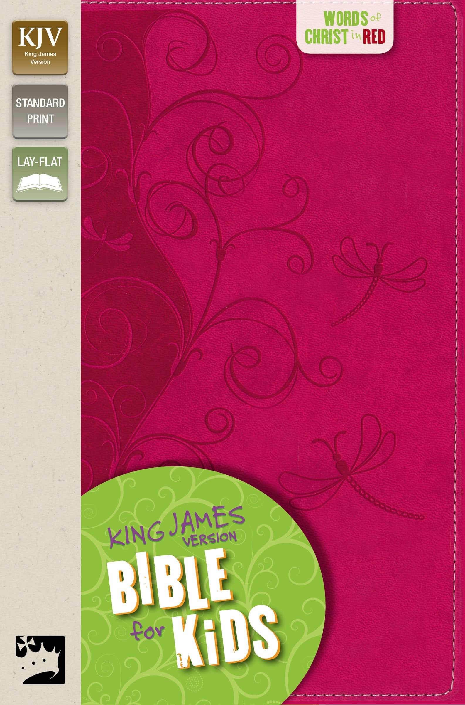 Holy Bible: King James Version, Pink Vines, Italian Duo-Tone, Bible for Kids Religion & Esotericism