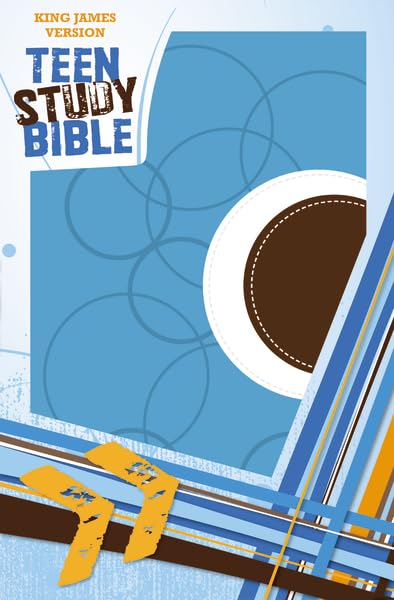 KJV, Teen Study Bible, Leathersoft, Blue/Brown Film, Art & Culture