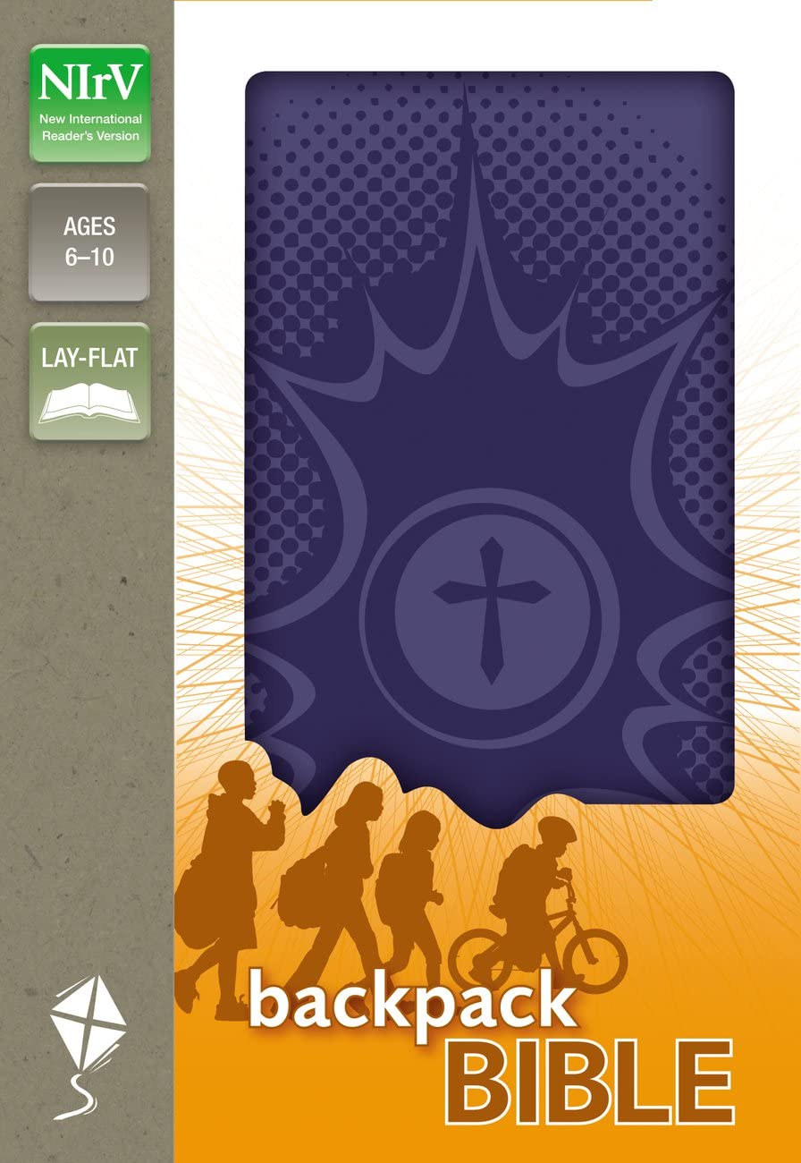Holy Bible: New International Reader's Version Backpack, Pow Blue Italian Duo-Tone Religion & Esotericism