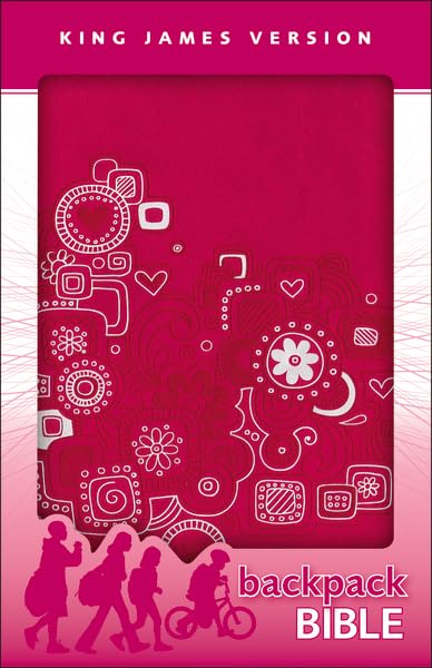 Holy Bible: King James Version Pink Graffiti Italian Duo-Tone Backpack Bible Religion & Esotericism