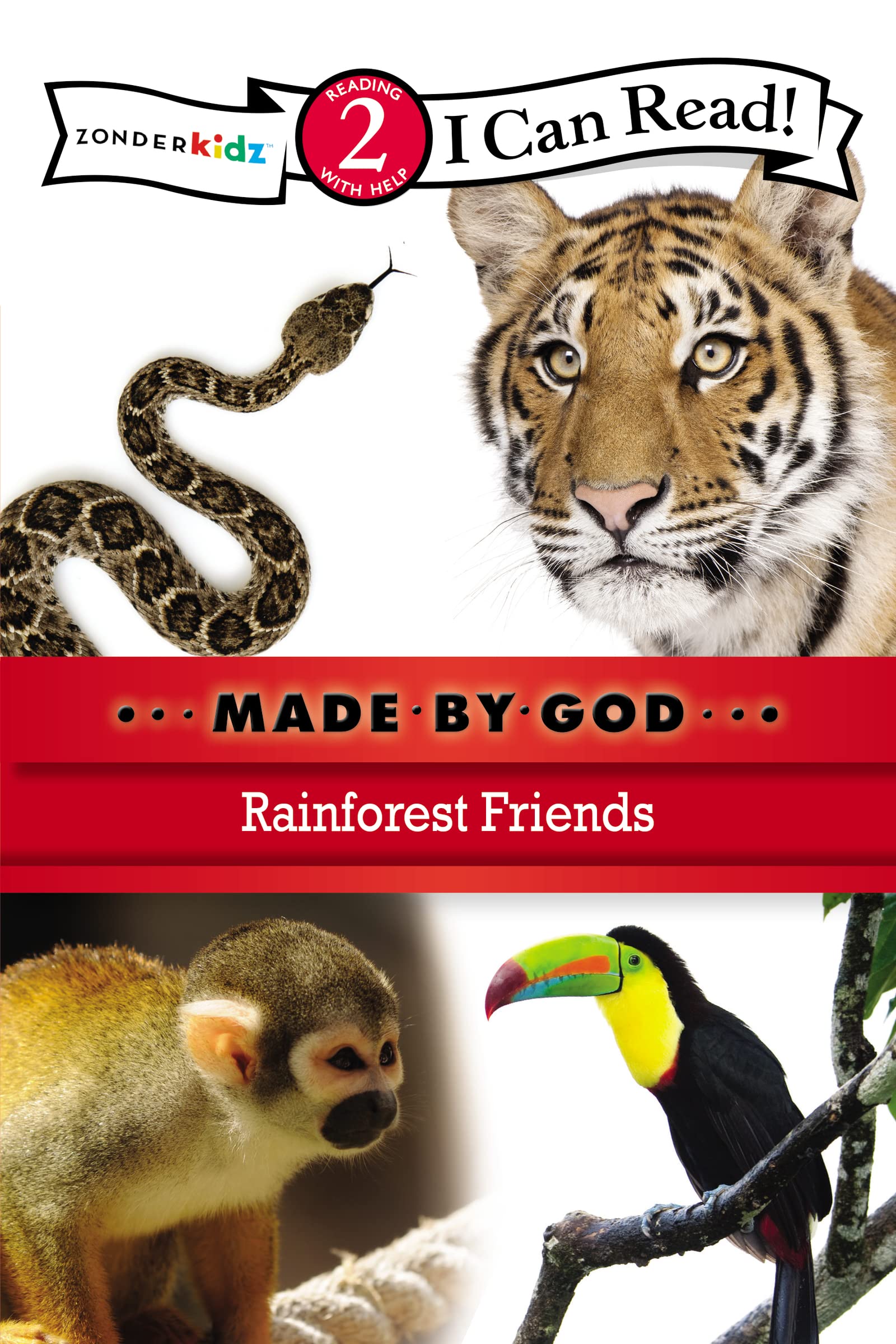 Rainforest Friends: Level 2 (I Can Read! / Made By God) Study Guides