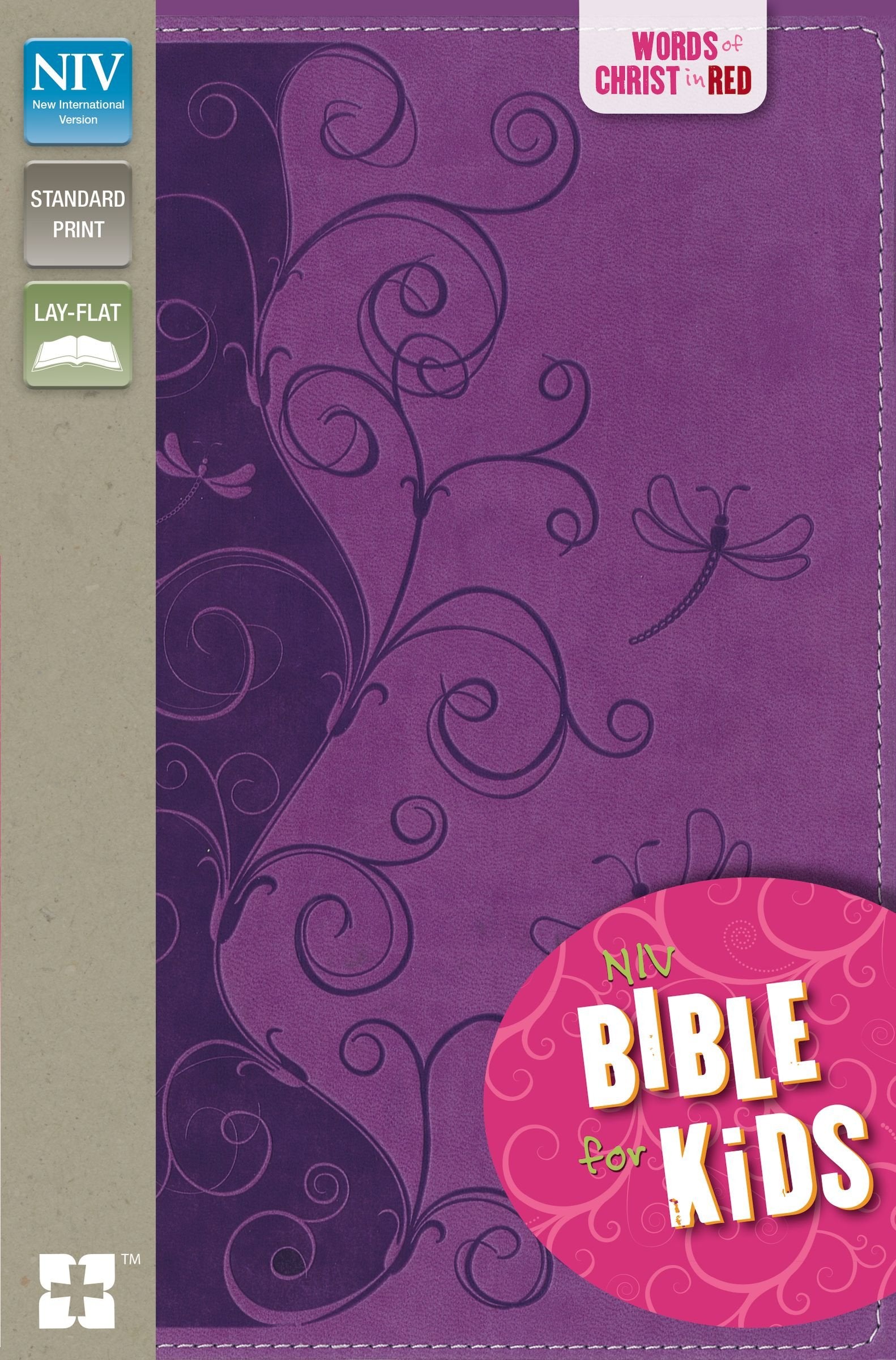 Holy Bible: New International Version, Violet Vines, Italian Duo-Tone, Bible for Kids Religion & Esotericism