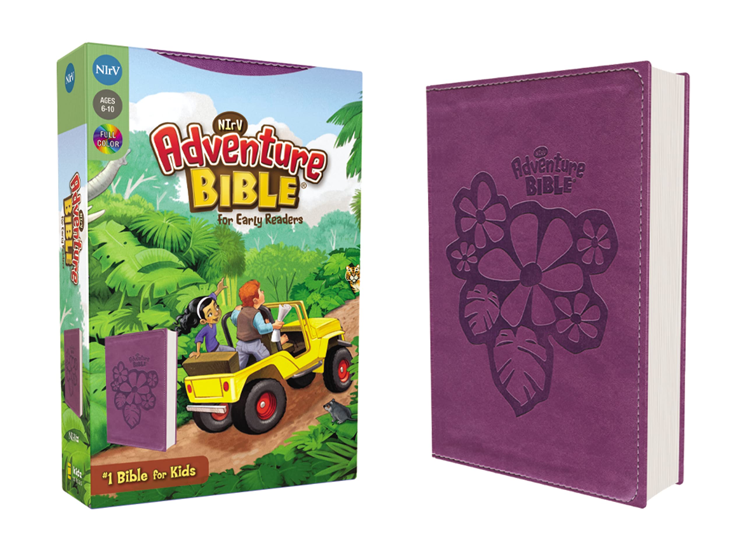 NIrV, Adventure Bible for Early Readers, Leathersoft, Purple, Full Color Film, Art & Culture