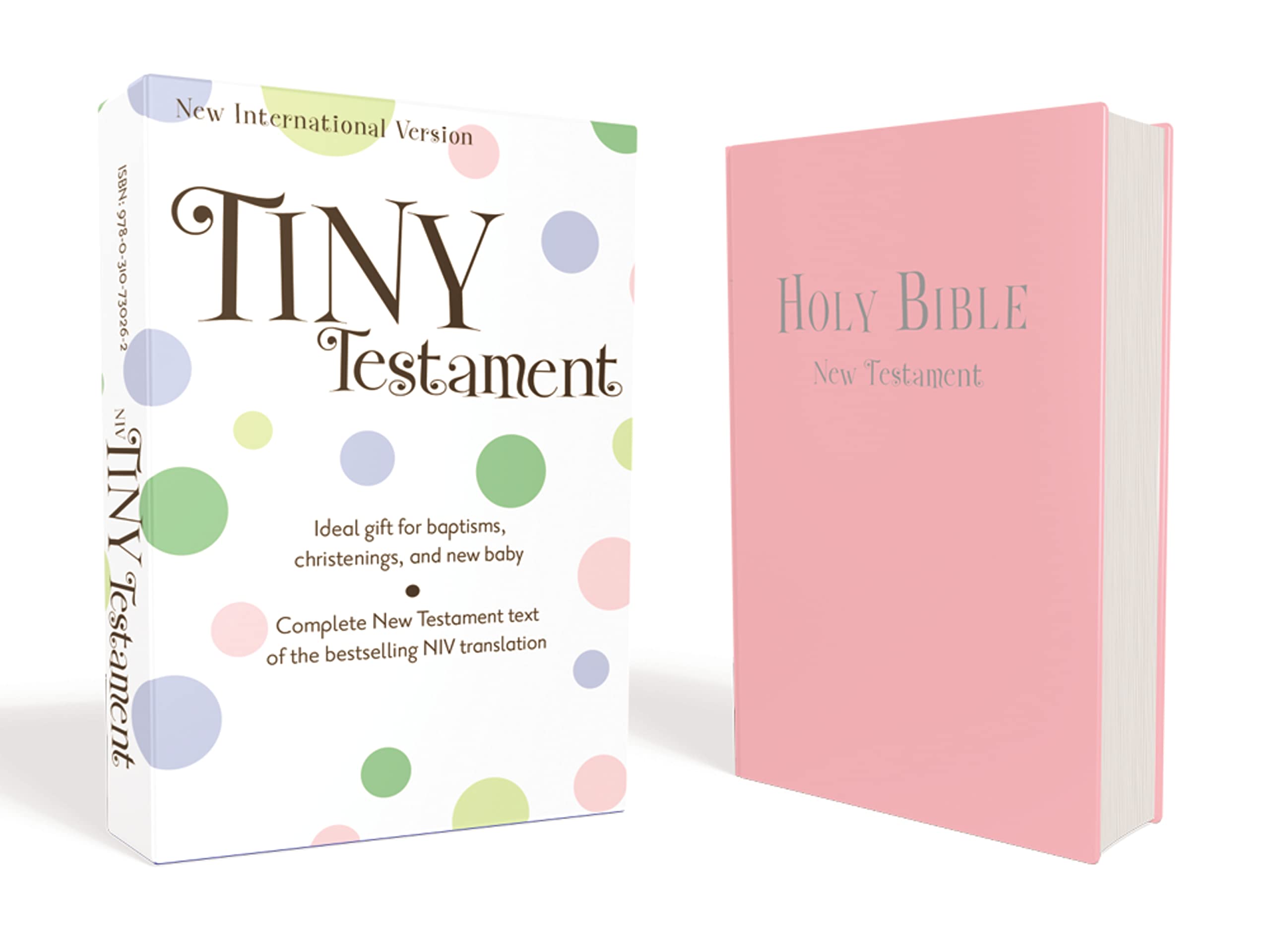 NIV, Tiny Testament Bible: New Testament, Leathersoft, Pink: New International Version, Pink Leather-Look, Tiny Testament, Complete New Testament Non-fiction