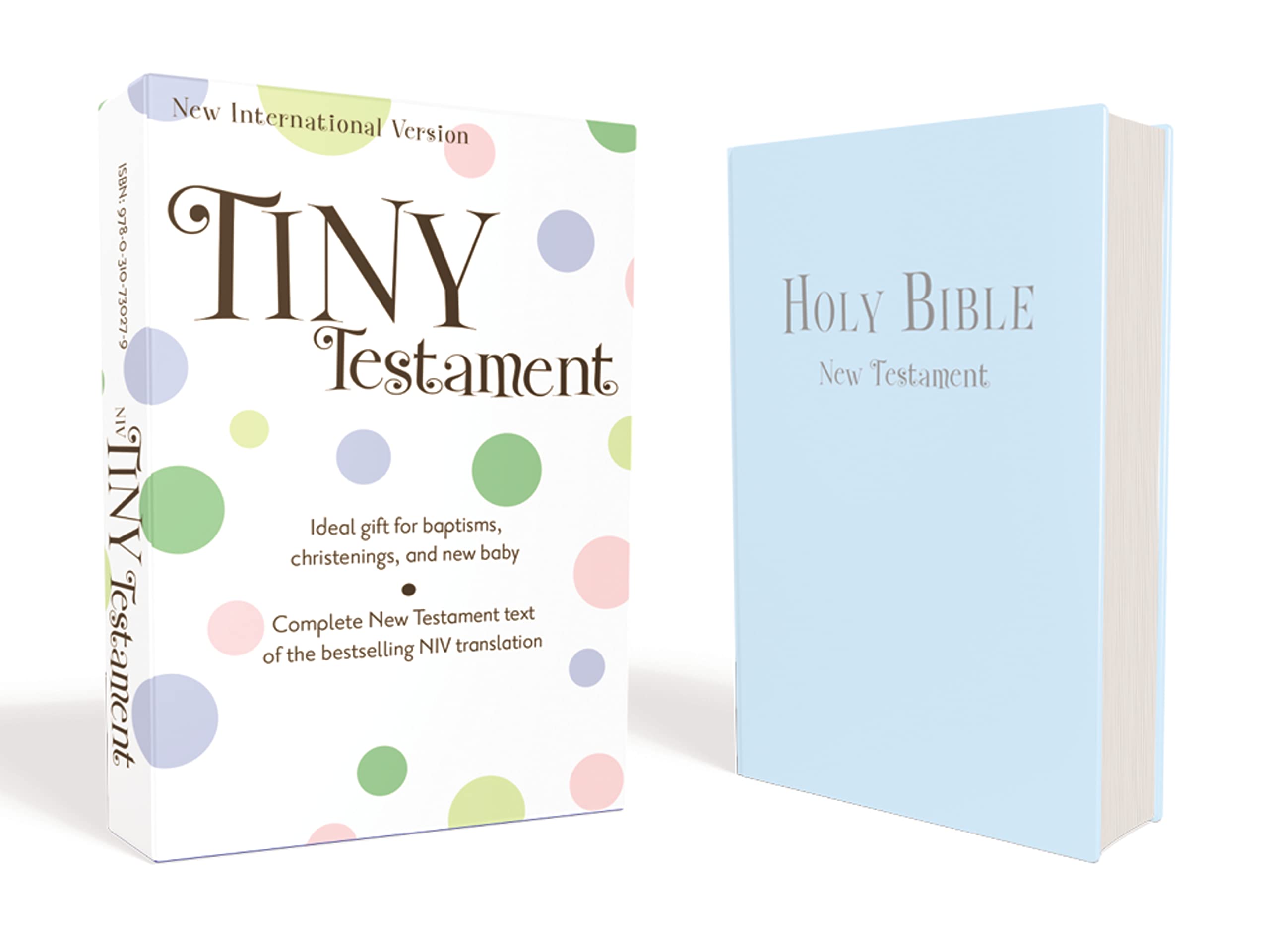 NIV, Tiny Testament Bible: New Testament, Leathersoft, Blue: New International Version, Blue, Leather-Look, Tiny Testament, New Testament Non-fiction