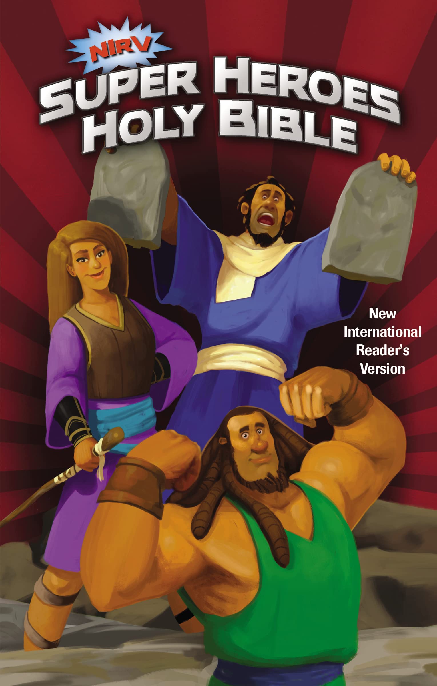 NIrV, Super Heroes Holy Bible, Hardcover Superheroes