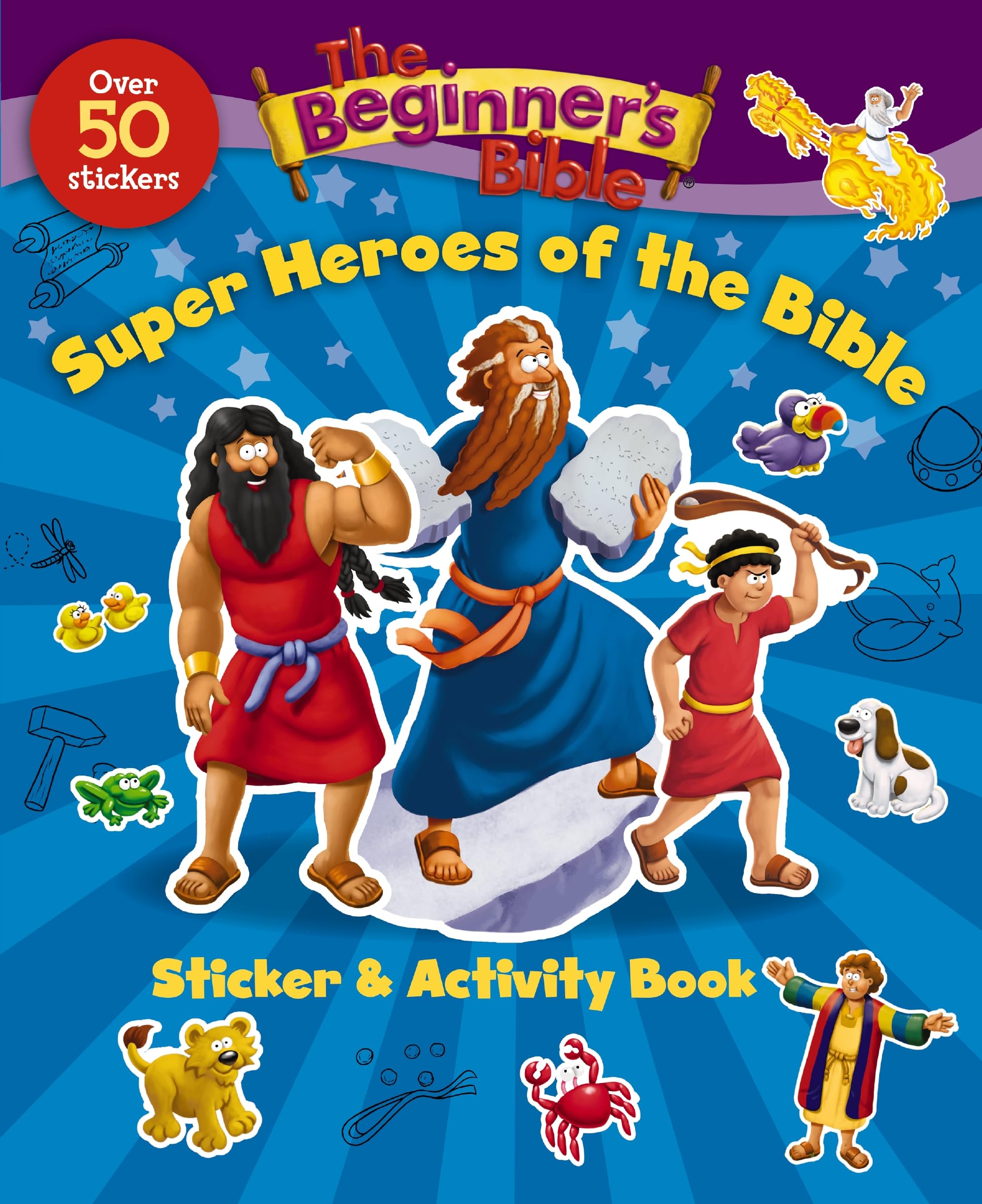 The Beginner's Bible Super Heroes of the Bible Sticker and Activity Book Non-fiction