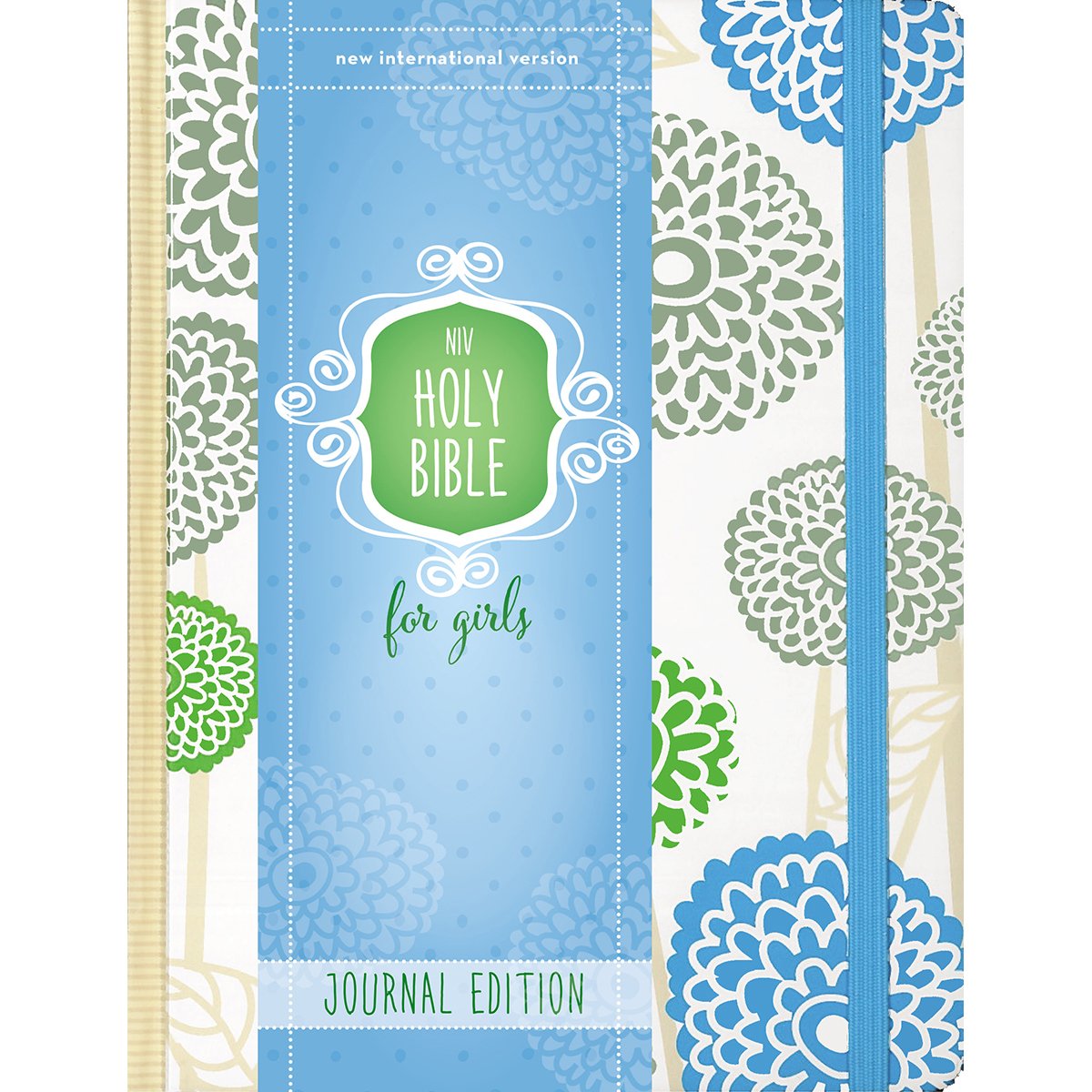 Niv, Holy Bible for Girls, Journal Edition, Hardcover, Cream, Elastic Closure Film, Art & Culture