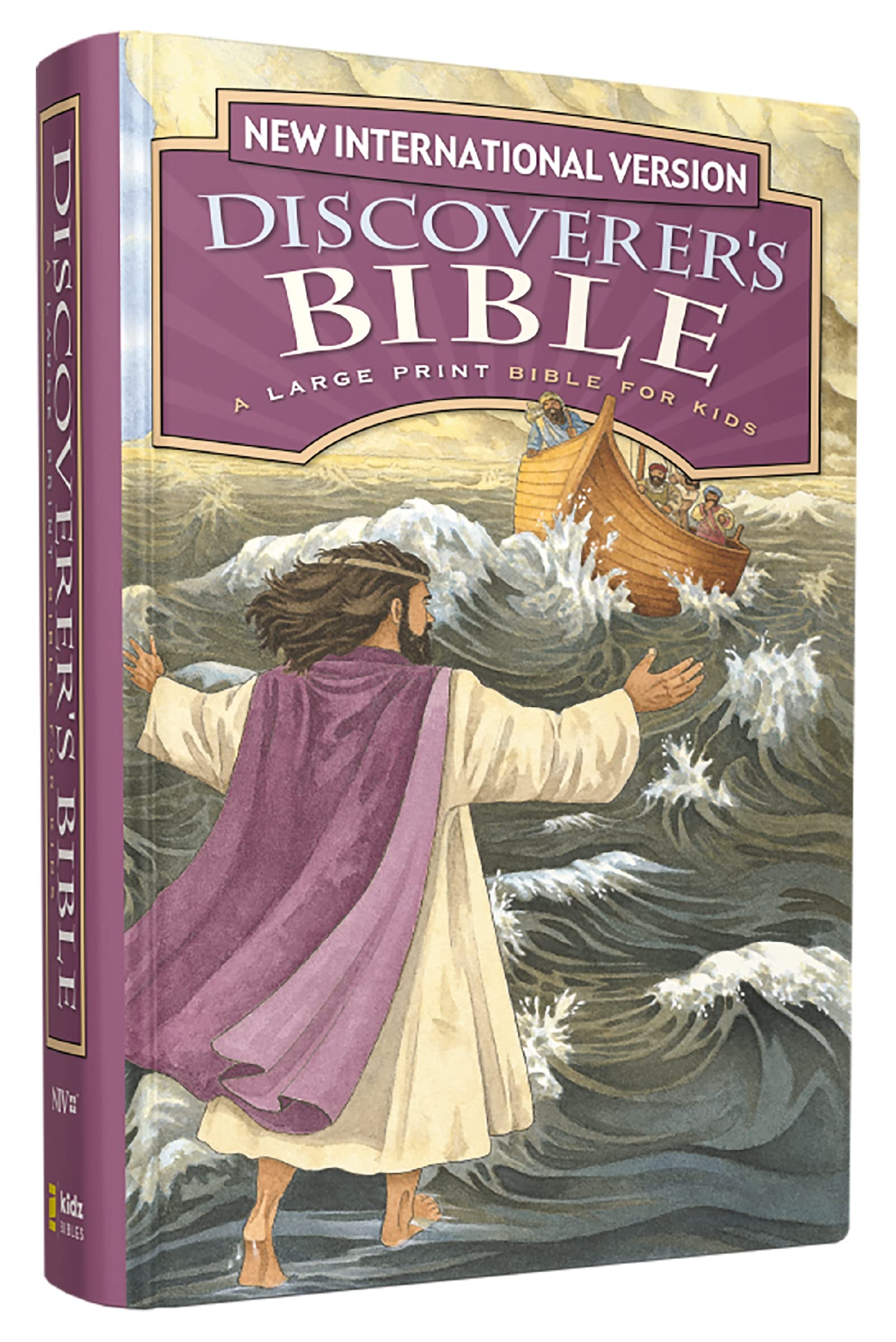 NIV, Discoverer's Bible, Large Print, Hardcover: New International Version Education & Training