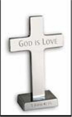 God Is Love Metal Standing Cross Leisure, Home & Garden