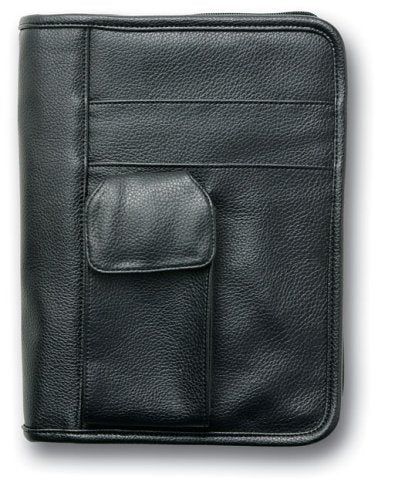 Leather-Look Extra Large Black Bible Cover with Exterior Pockets Leisure, Home & Garden