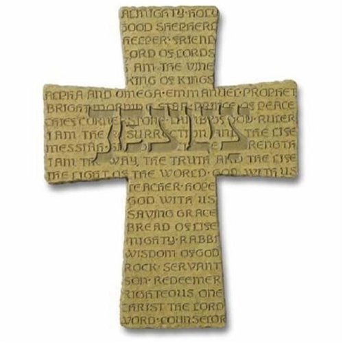 Hebrew Names of Jesus Resin Cross Books