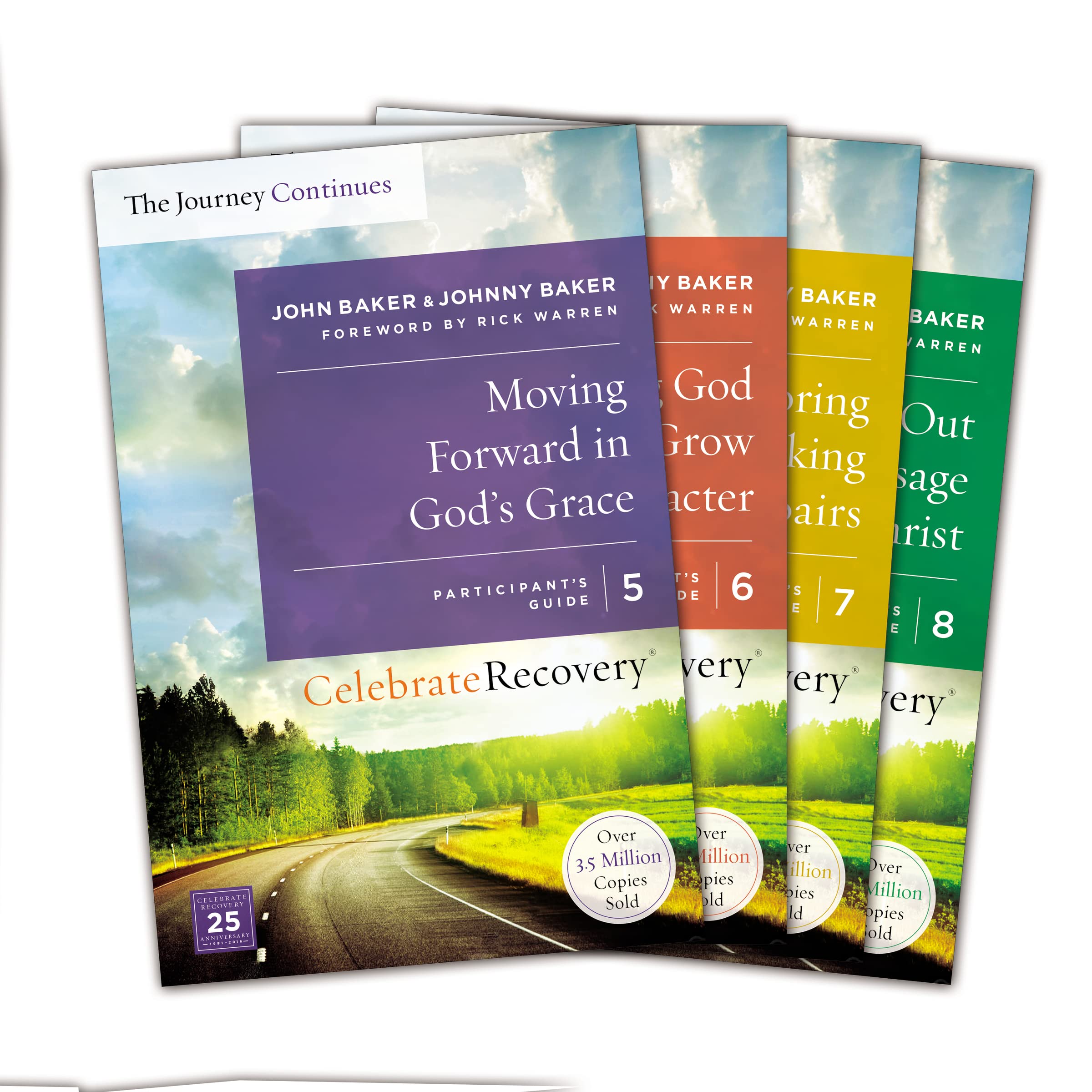 Celebrate Recovery: The Journey Continues Participant's Guide Set Volumes 5-8: A Recovery Program Based on Eight Principles from the Beatitudes Social Sciences