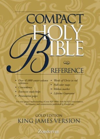 Compact Reference Bible King James Version Gold Edition Religion & Esotericism