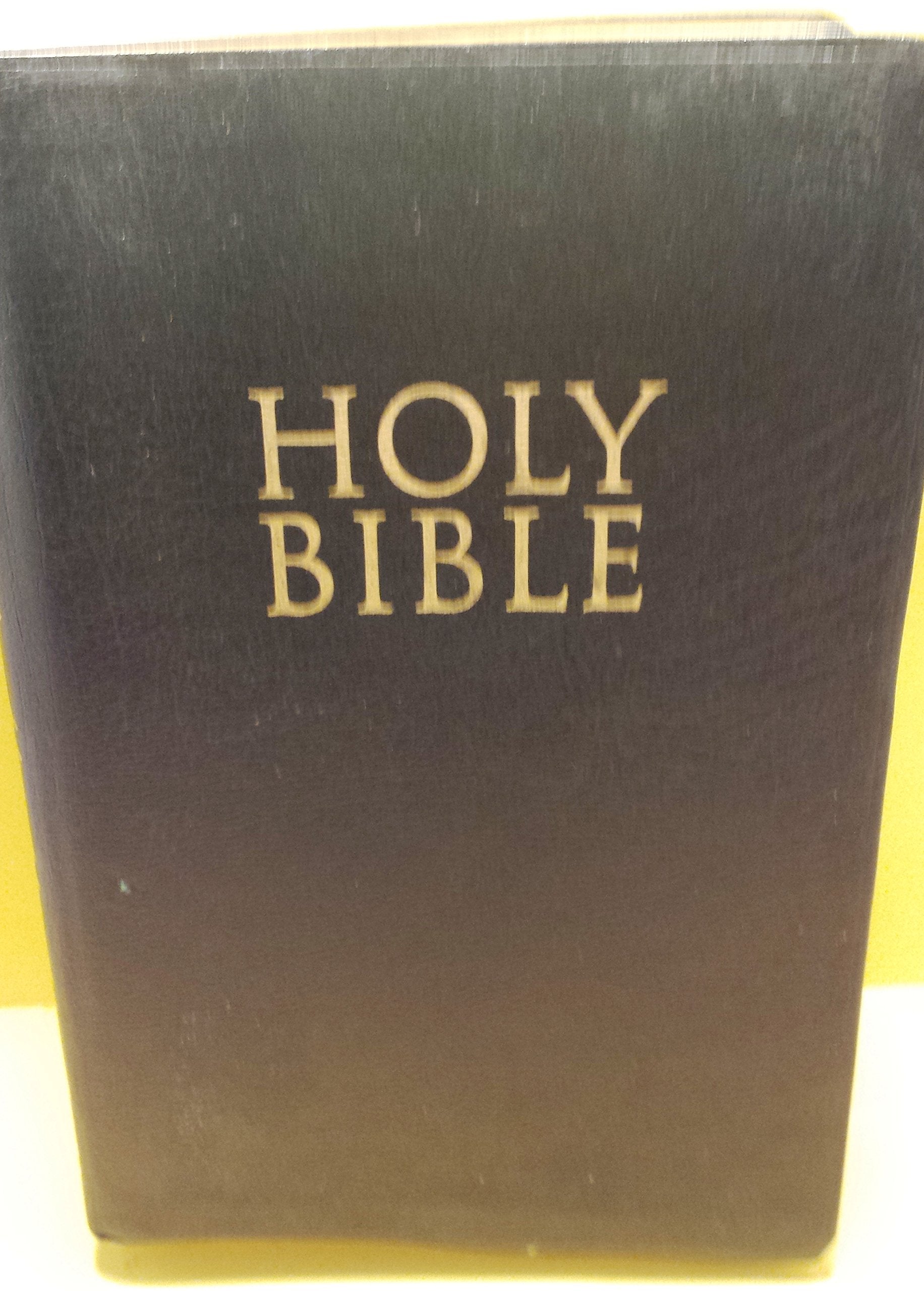 Bib KJV Version Giant Print Reference Bible: Black Bonded Leather (Zondervan Gold Collection) Religion & Esotericism