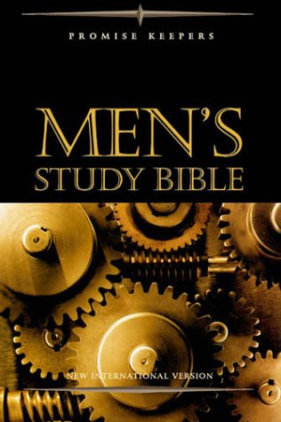 Bib: Niv Promise Keepers Men's Study Bible (Bonded Leather - Navy Religion & Esotericism