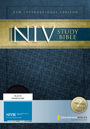 Holy Bible: New International Version, Black, Bonded Leather, Study Bible book