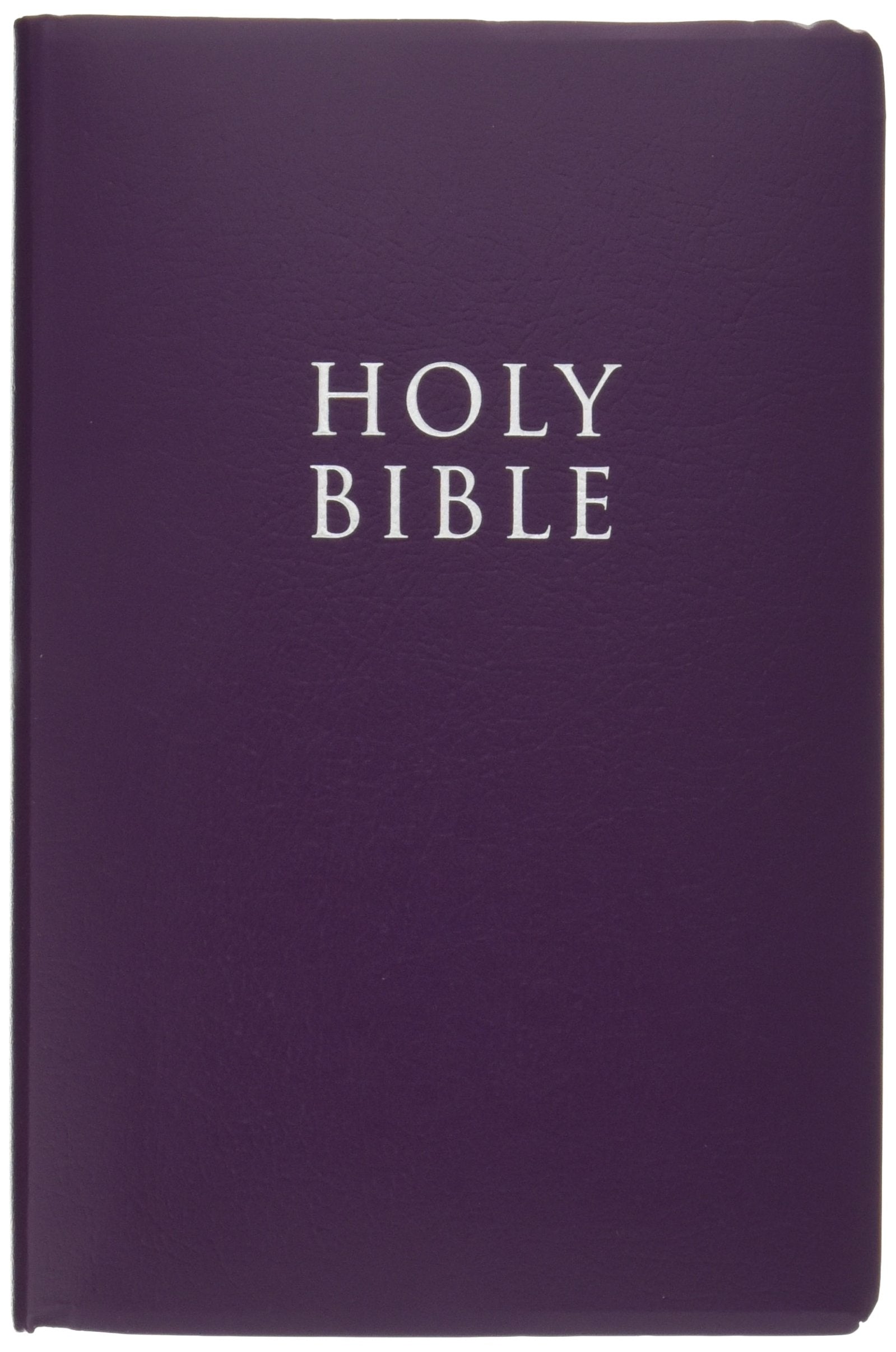 Holy Bible: King James Version Purple Leather-Look Gift & Award Bible Religion & Esotericism