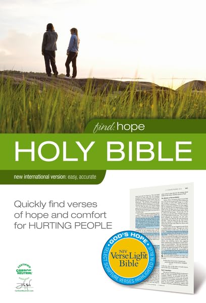 Find: Hope Bible: New International Version, Verselight Bible: Quickly Find Verses of Hope and Comfort for Hurting People Religion & Esotericism