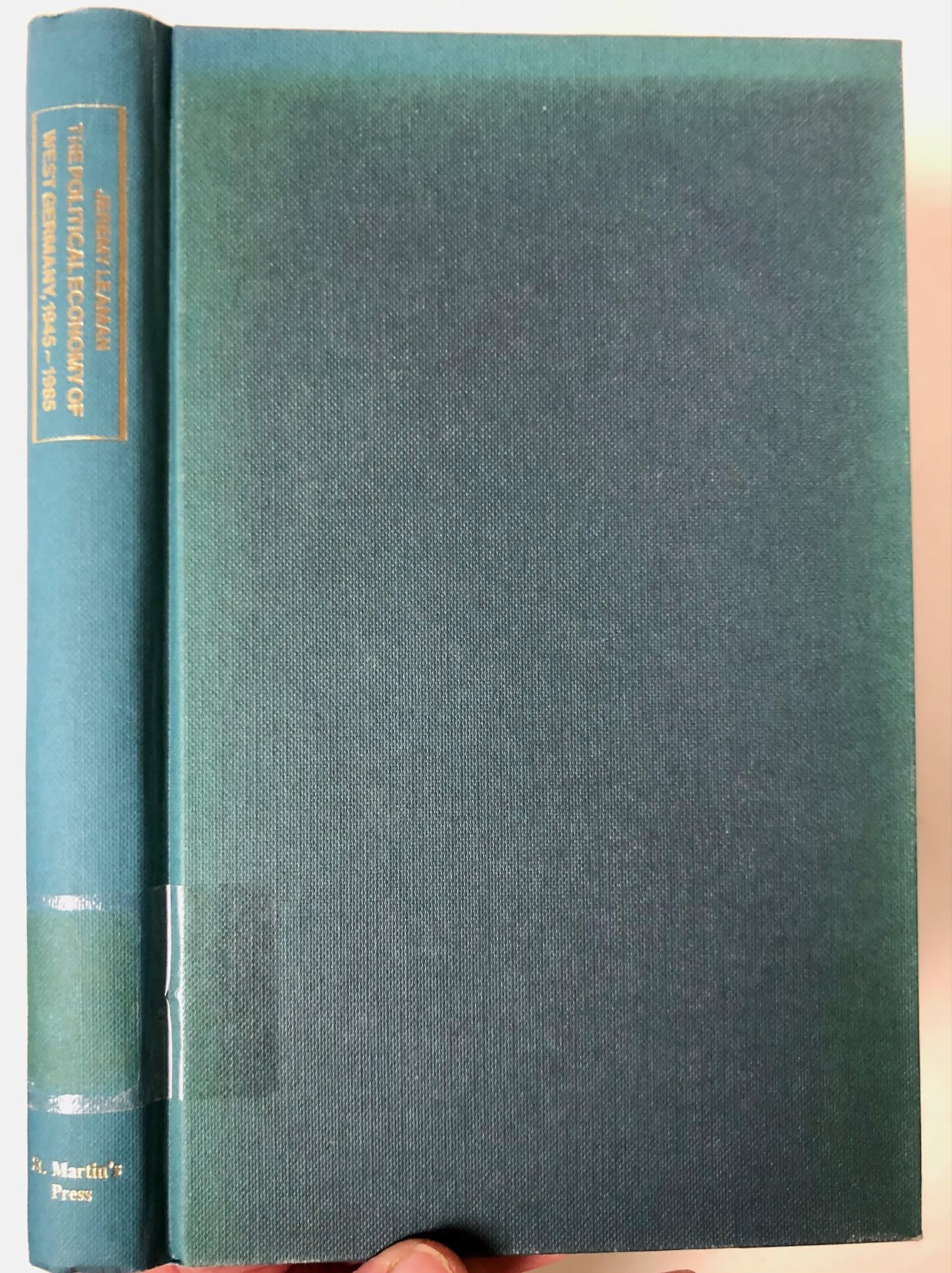 The Political Economy of West Germany, 1945-1985: An Introduction book