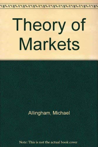 Product Image: Theory of Markets