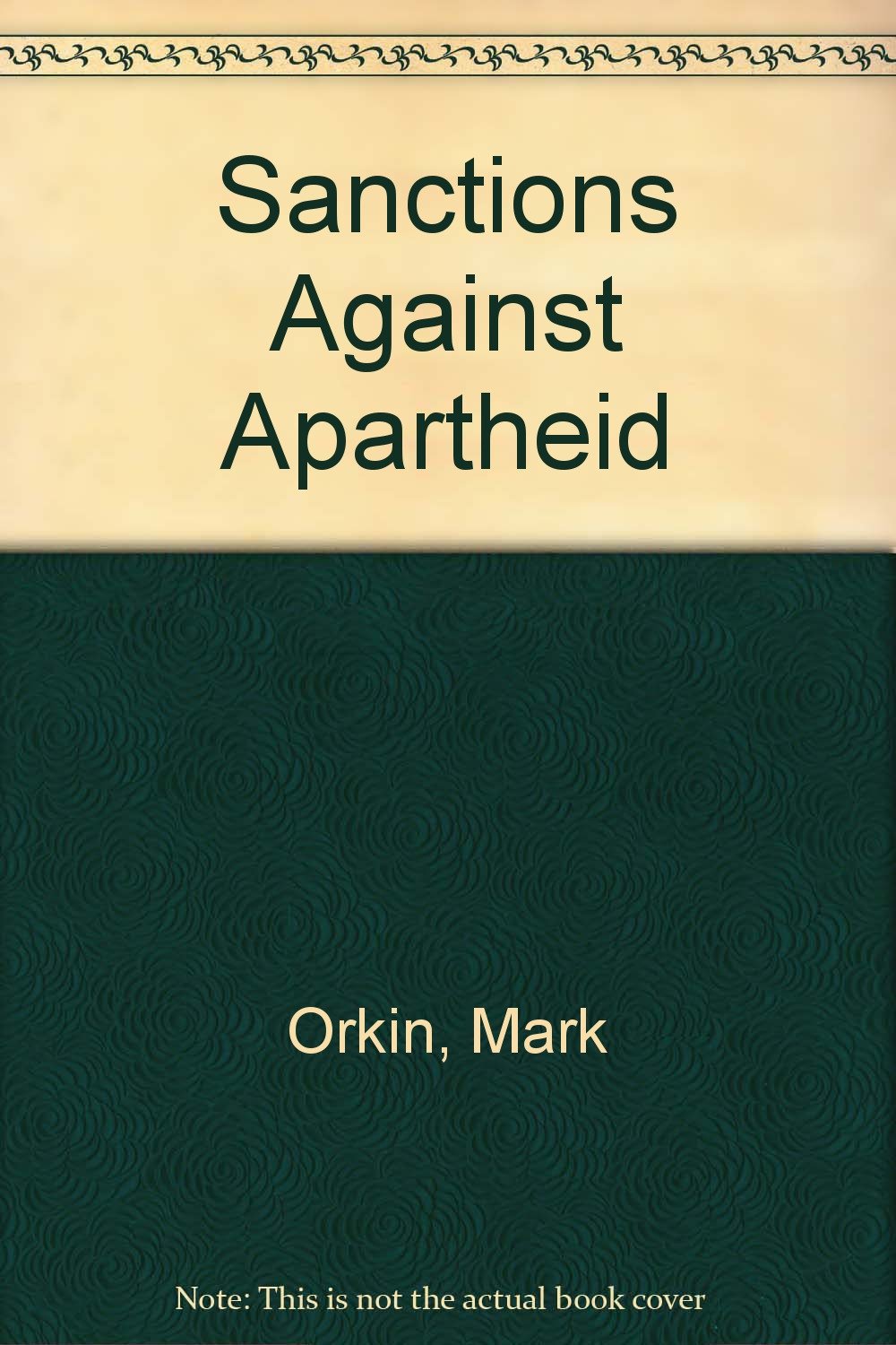 Product Image: Sanctions Against Apartheid