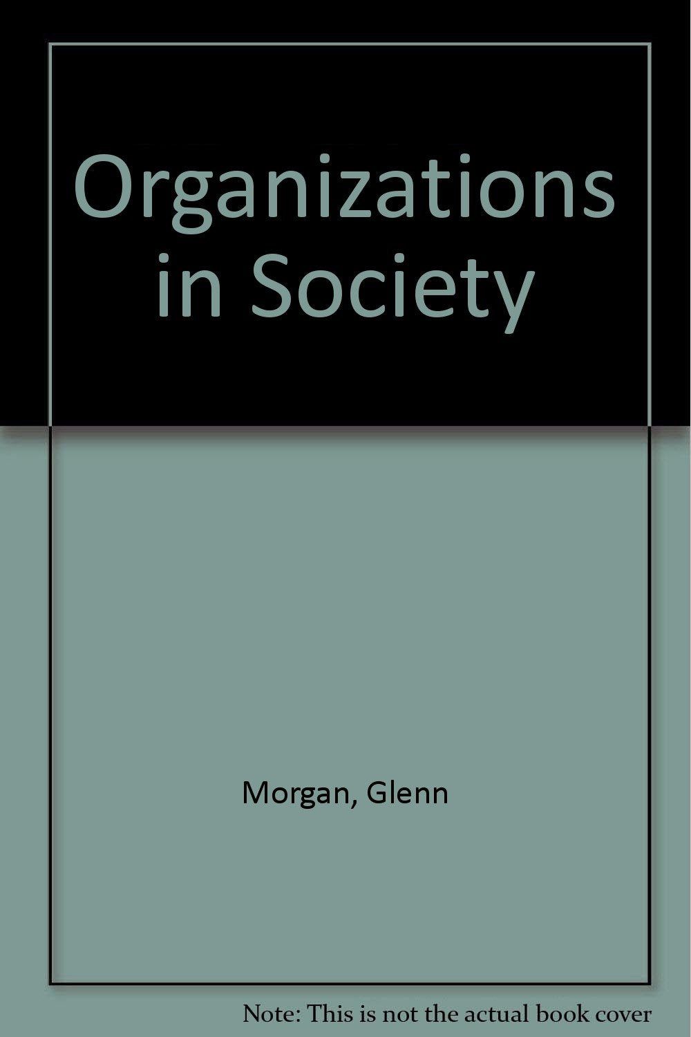 Product Image: Organizations in Society