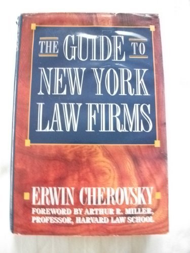 The Guide to New York Law Firms book