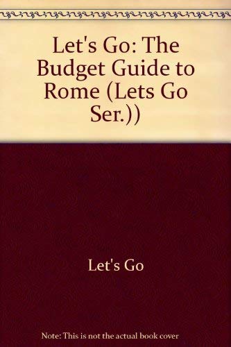 The Budget Guide to Rome (Let's Go) Leisure, Home & Garden