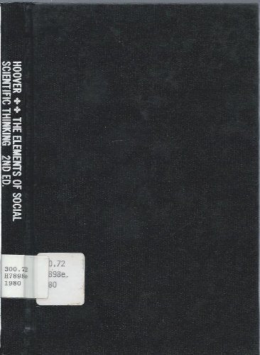 The elements of social scientific thinking Books