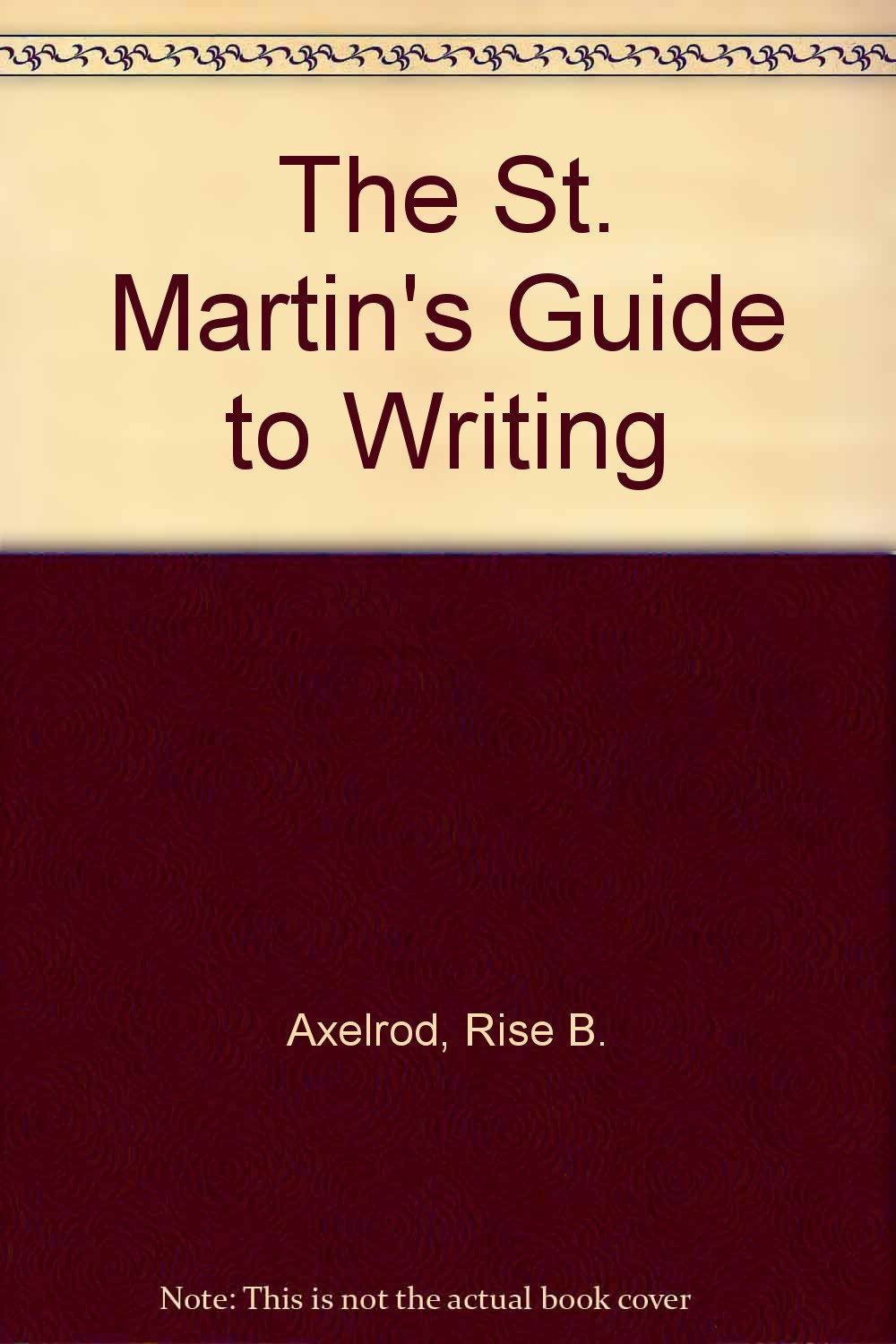 The St. Martin's Guide to Writing Media & Communication