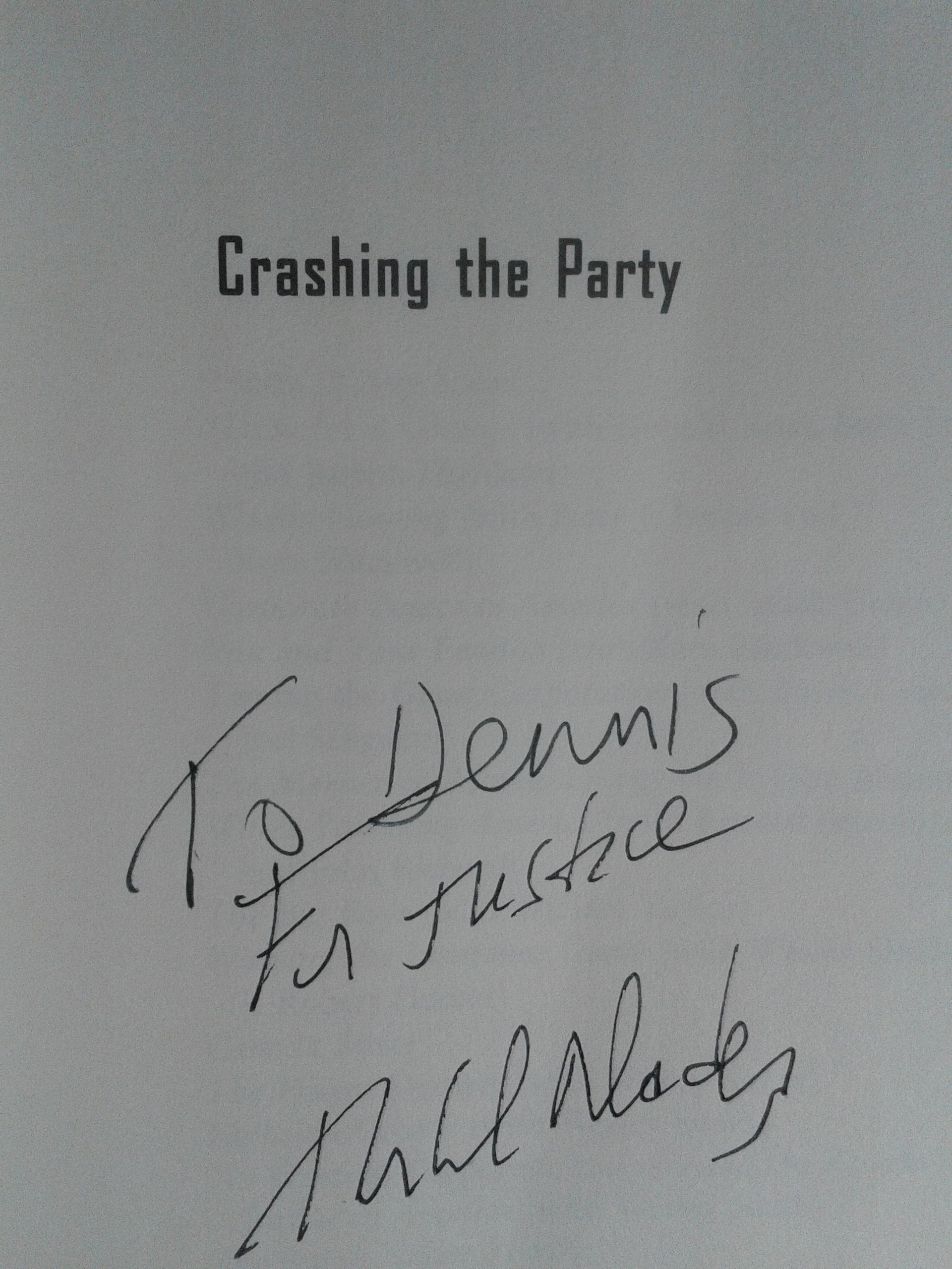 Crashing the Party: Taking on the Corporate Government in an Age of Surrender Politics & Society