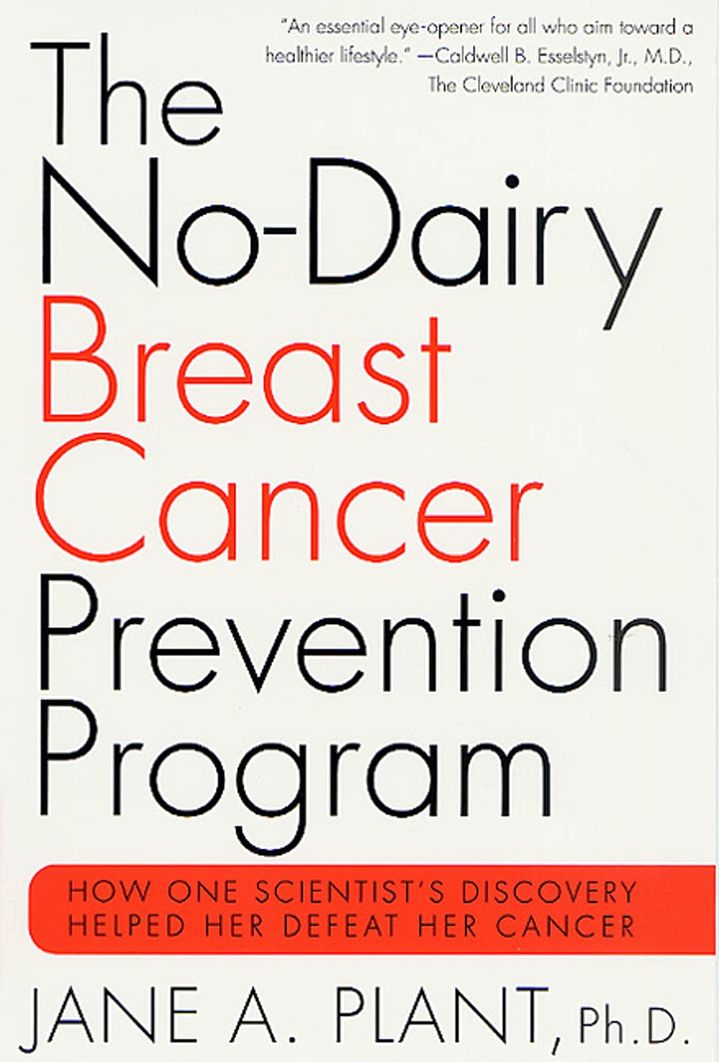 No-Dairy Breast Cancer Prevention Program: How One Scientist's Discovery Helped Her Defeat Her Cancer book