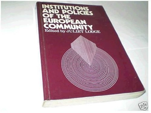 Institutions and policies of the European Community Books