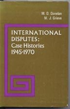 International Disputes: Case Histories, 1945-1970 Books
